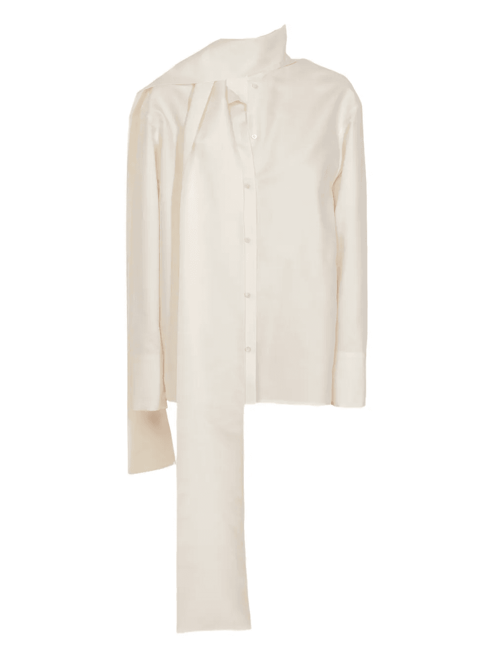 Umbra scarf-detail cotton blouse - Image 1