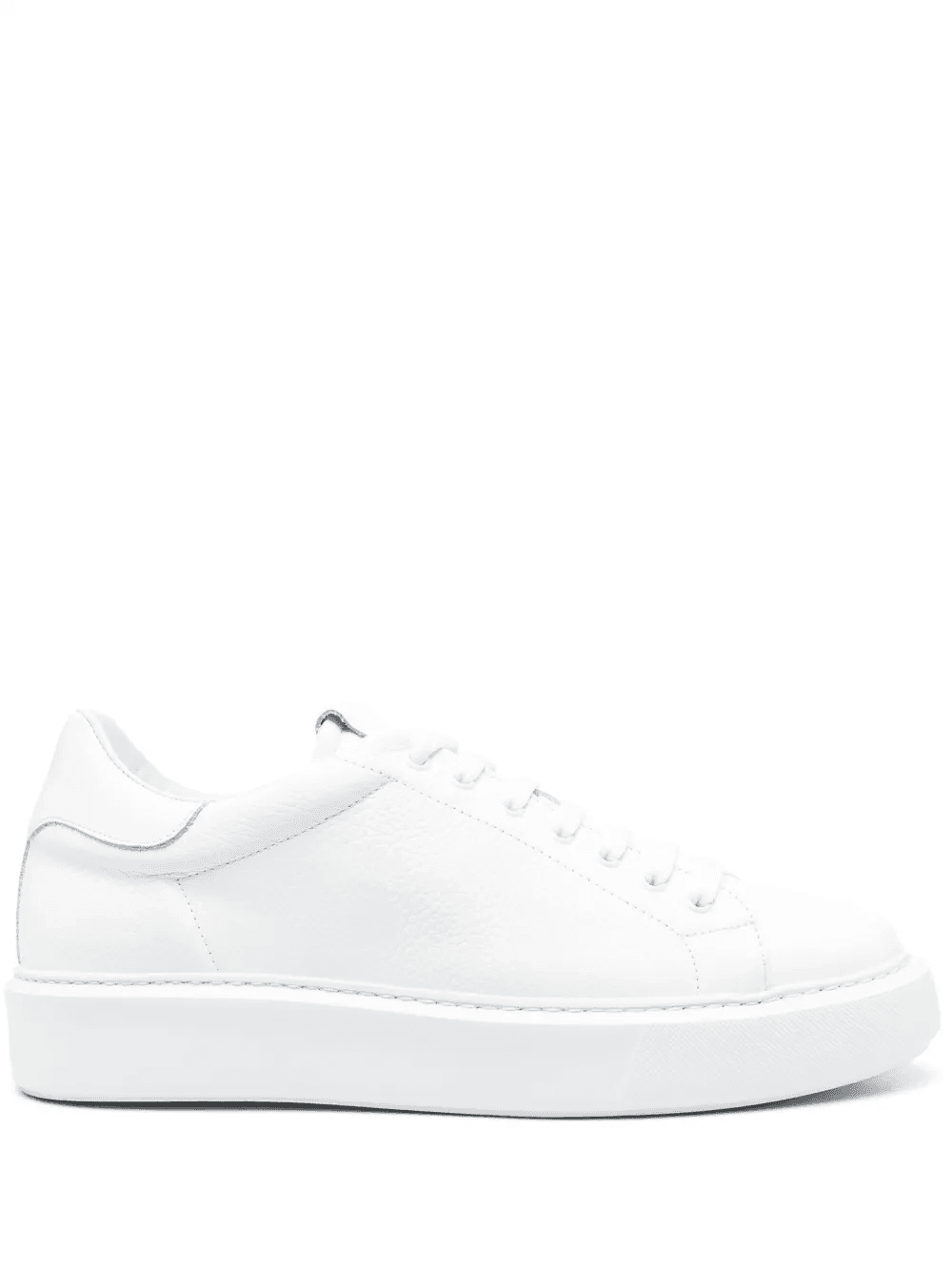 lace-up calf-leather sneakers - Image 1
