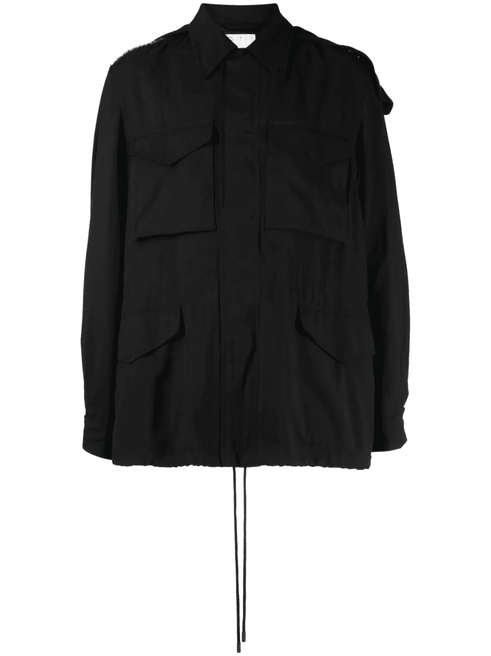contrasting panel-detail jacket - Image 1