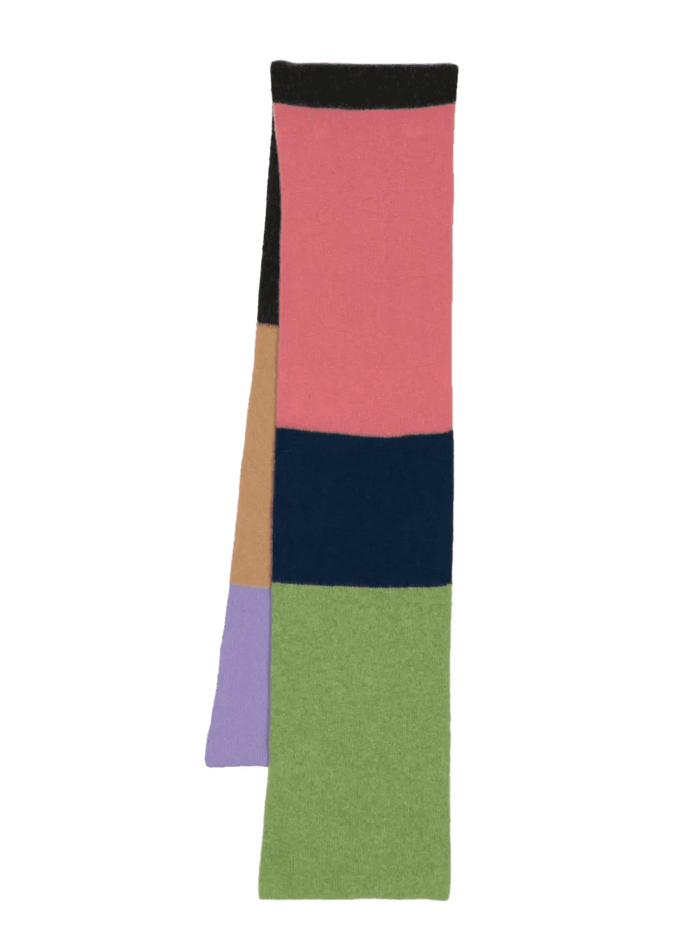 striped brushed cashmere scarf - Image 1