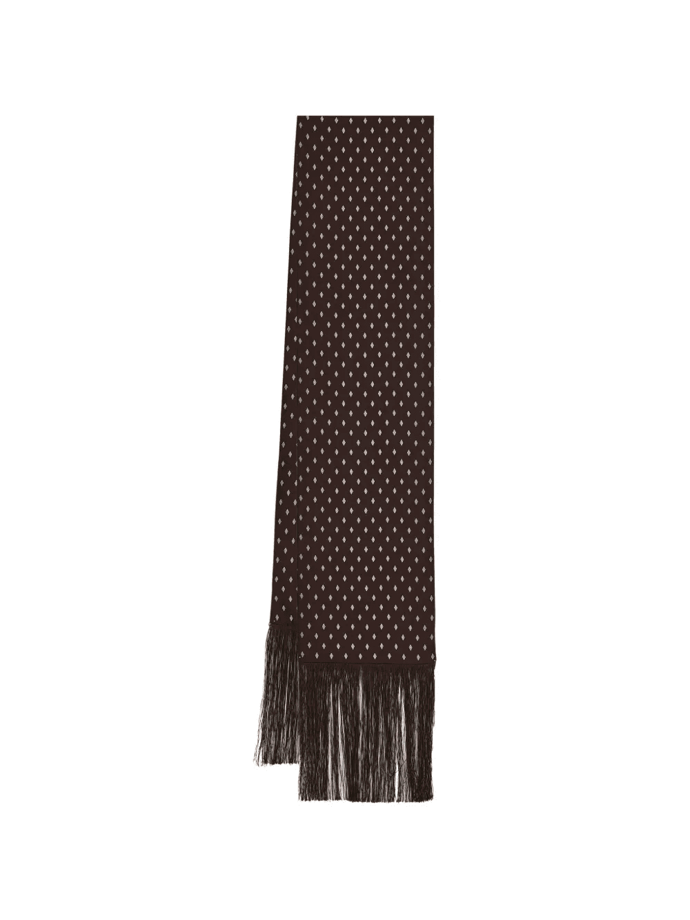 Micro Gancini print silk scarf - Image 1