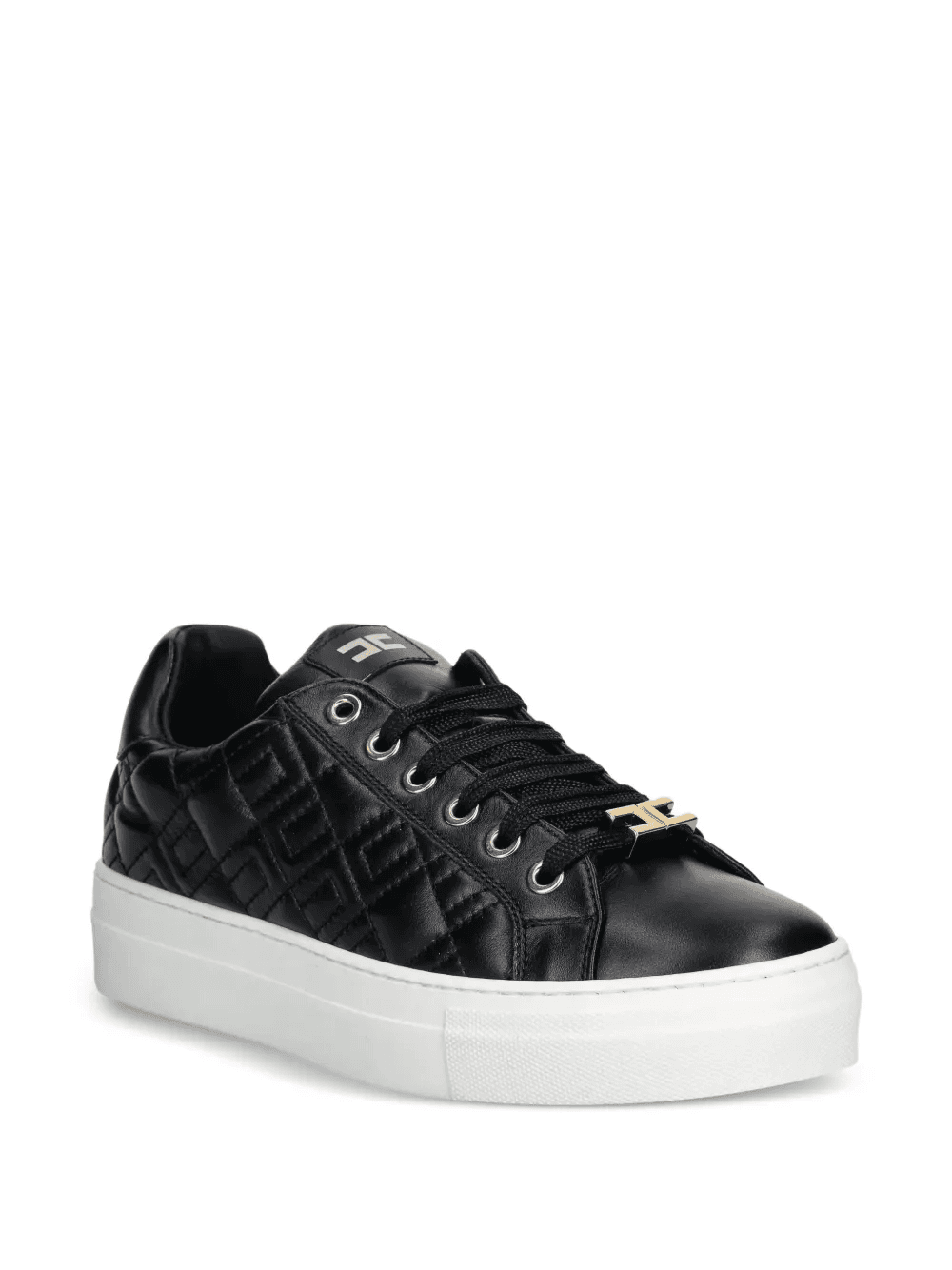 quilted logo-detail sneakers - Image 1