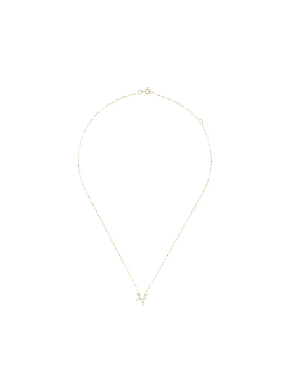 18kt yellow gold Dark Fire necklace - Image 1
