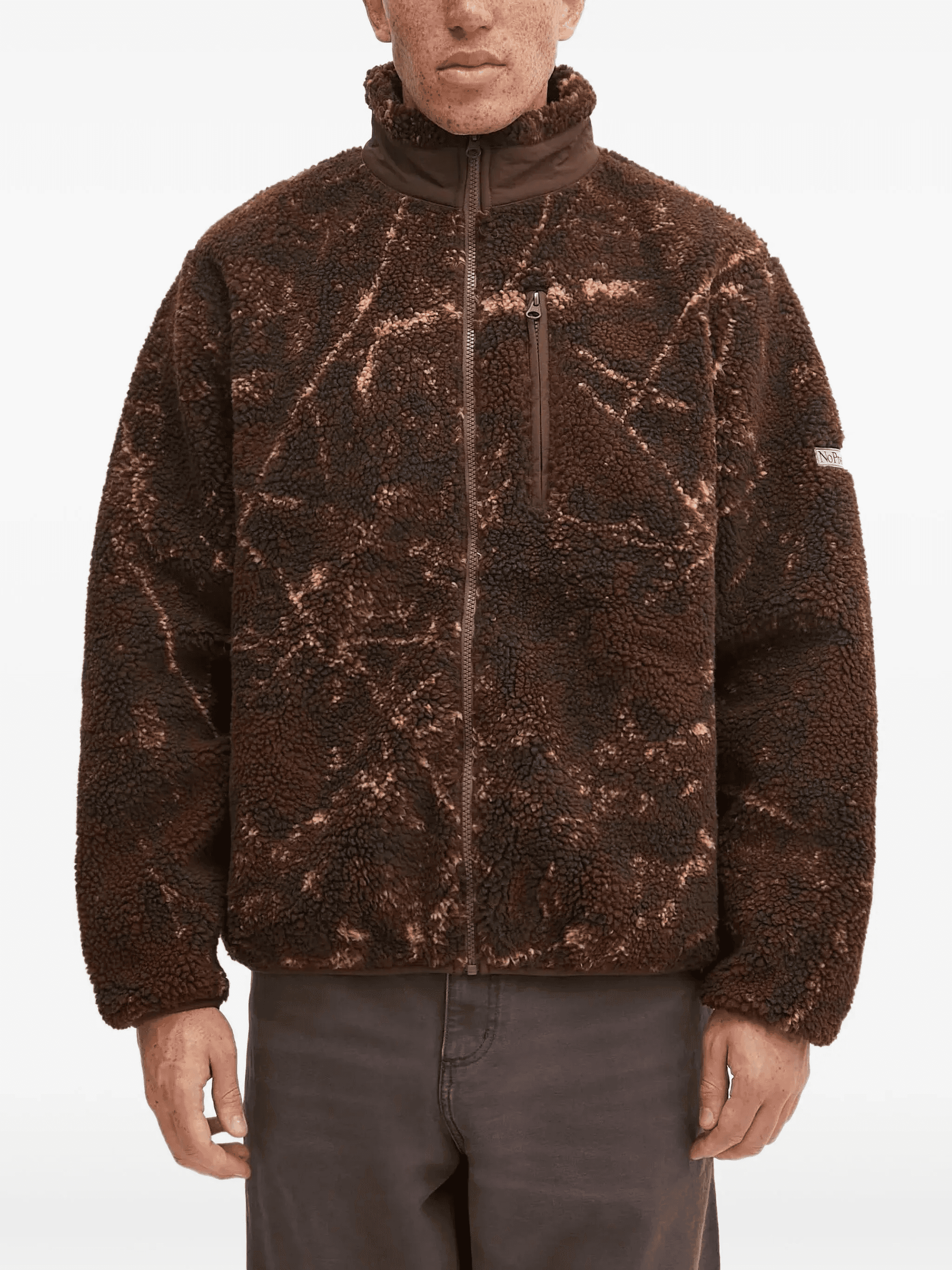 zip-up fleece jacket - Image 1