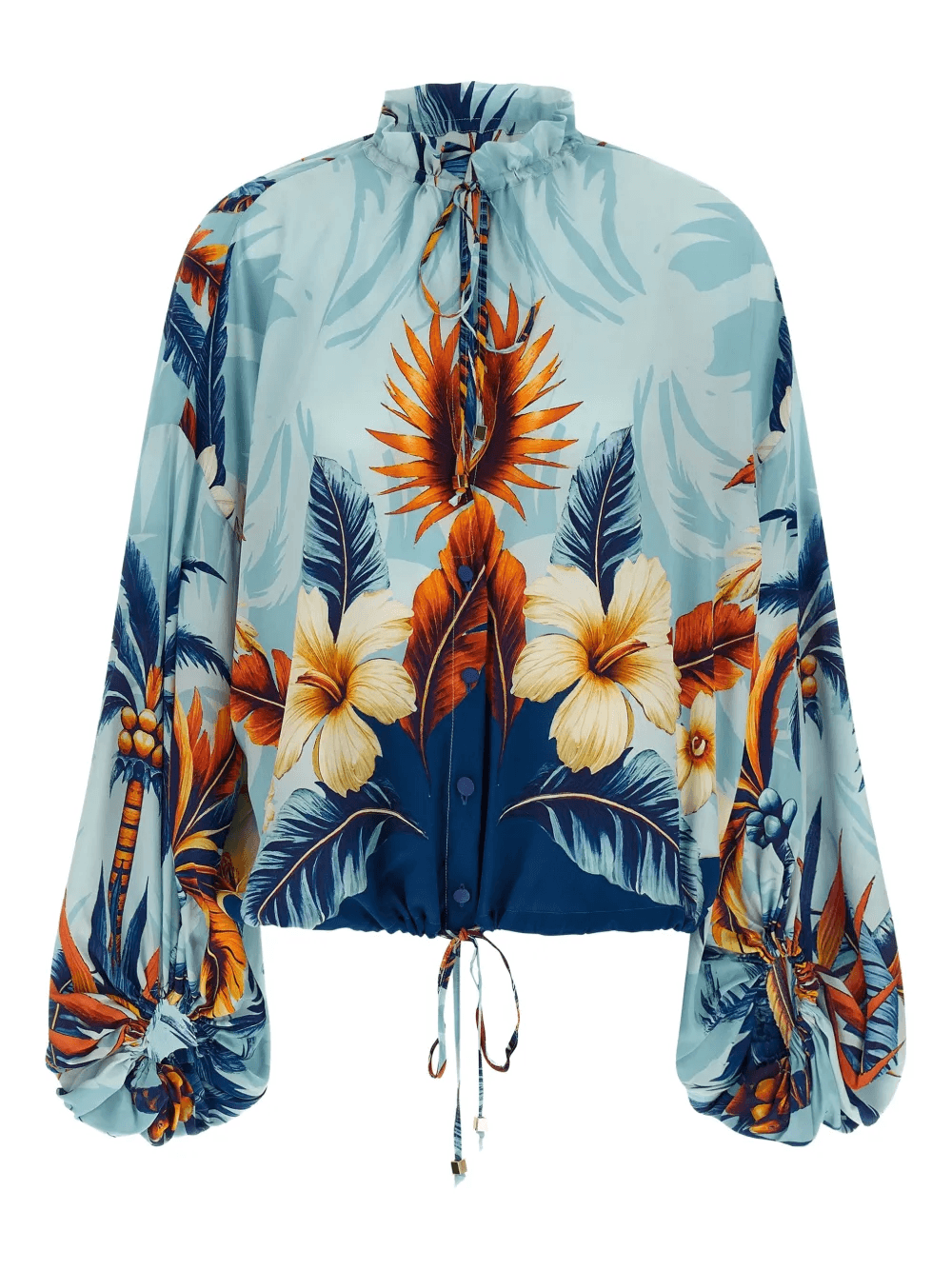 Archilo ruffled floral-print blouse - Image 1