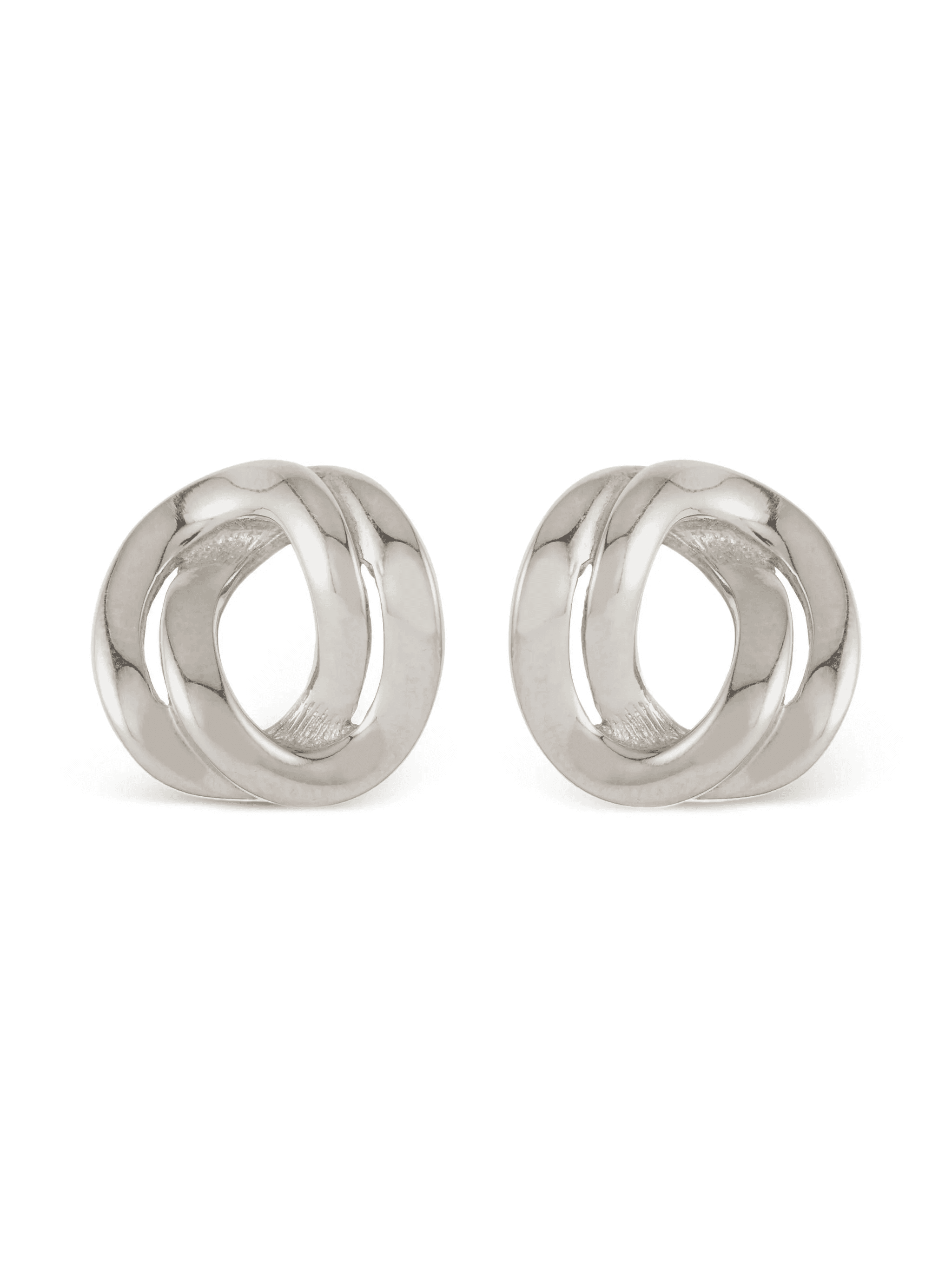 chain link earrings - Image 1