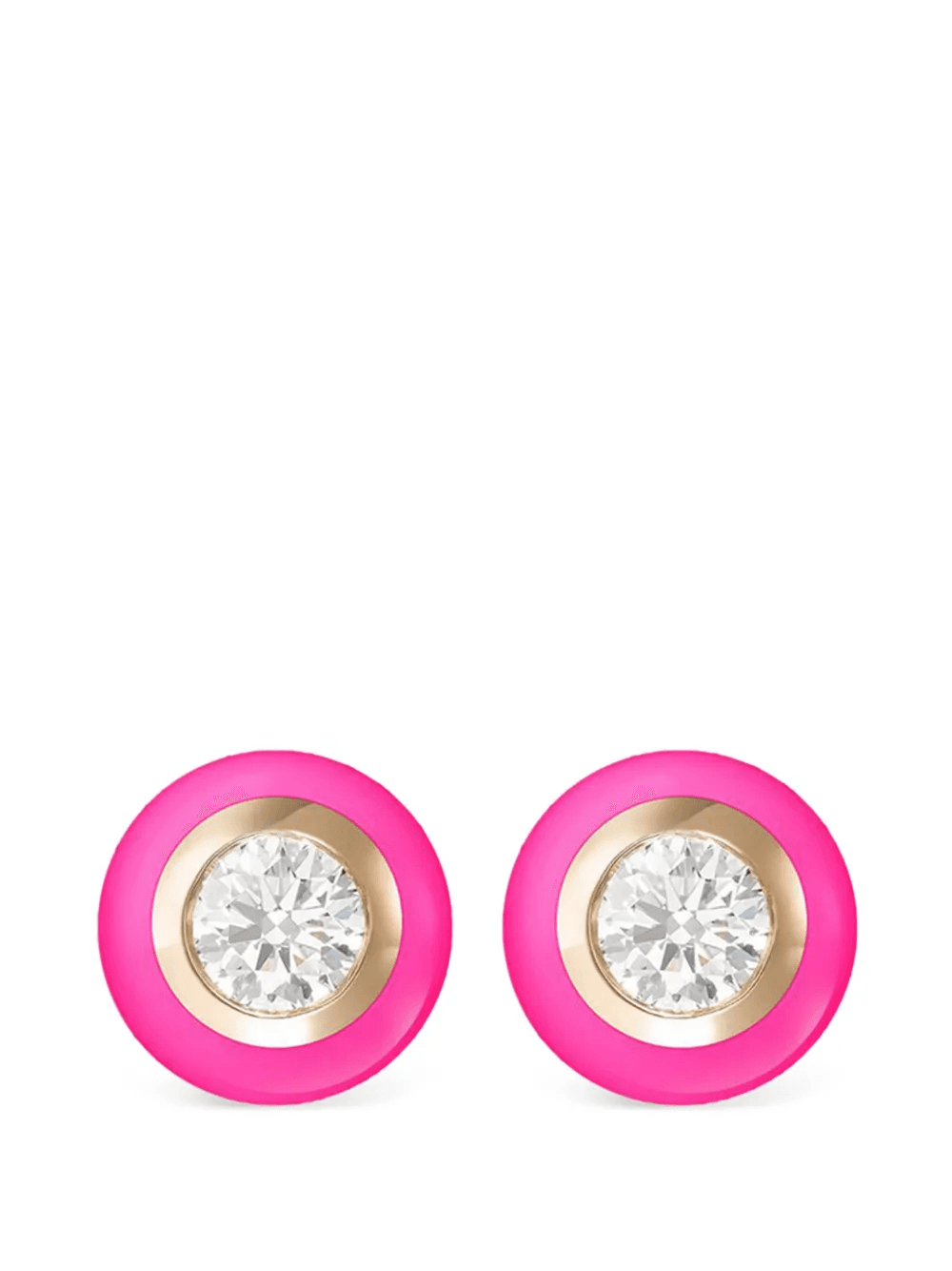 18kt rose gold Audrey diamond earrings - Image 1