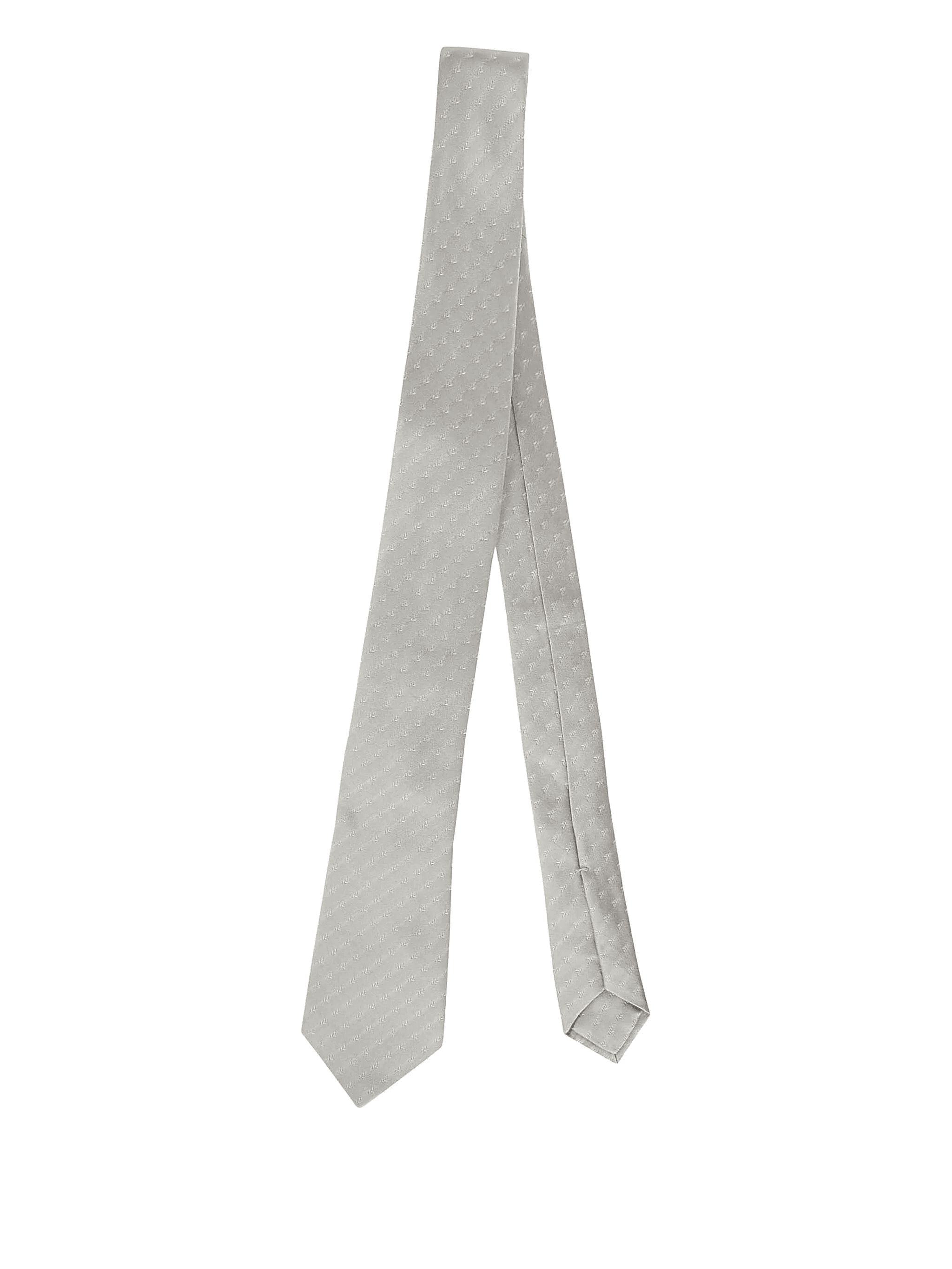 patterned wool tie - Image 1