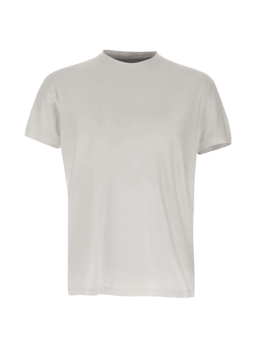 Crepe crew-neck T-shirt - Image 1