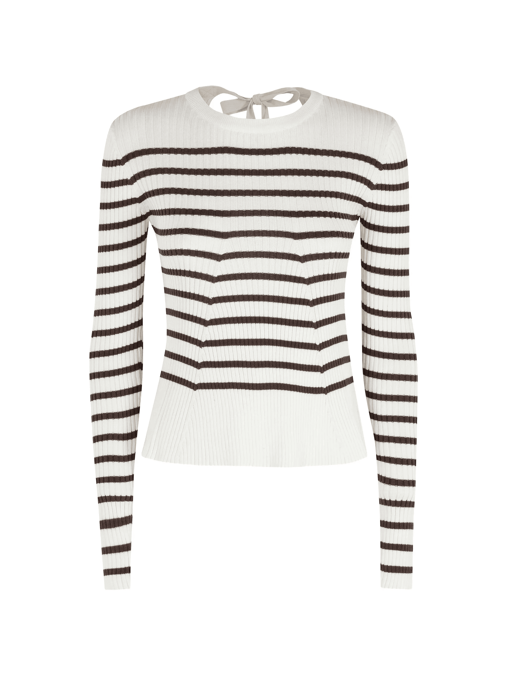 Agacia striped ribbon sweater - Image 1