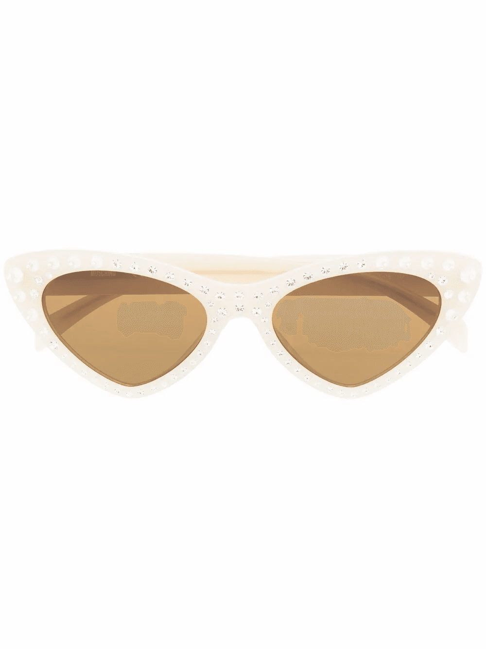 crystal-embellished cat-eye frame sunglasses - Image 1