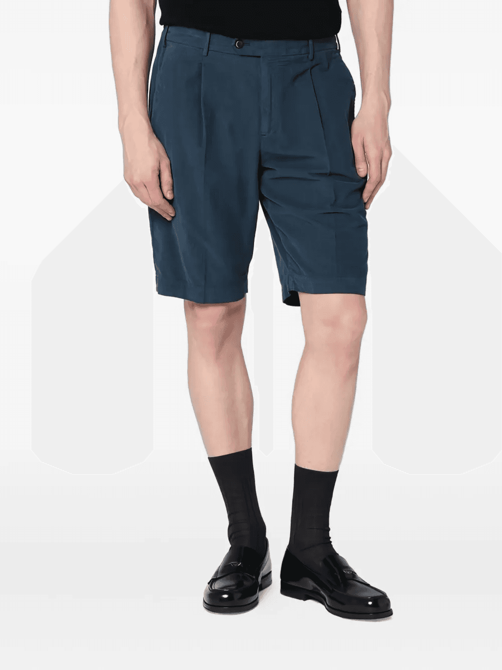 pleated bermuda shorts - Image 1