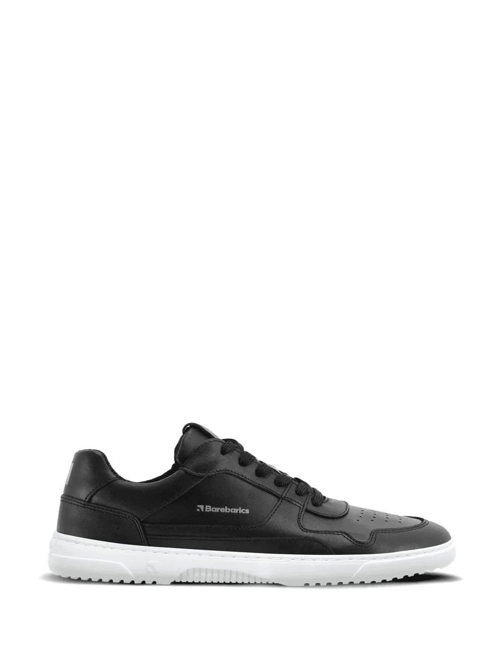perforated-panel lace-up sneakers - Image 1
