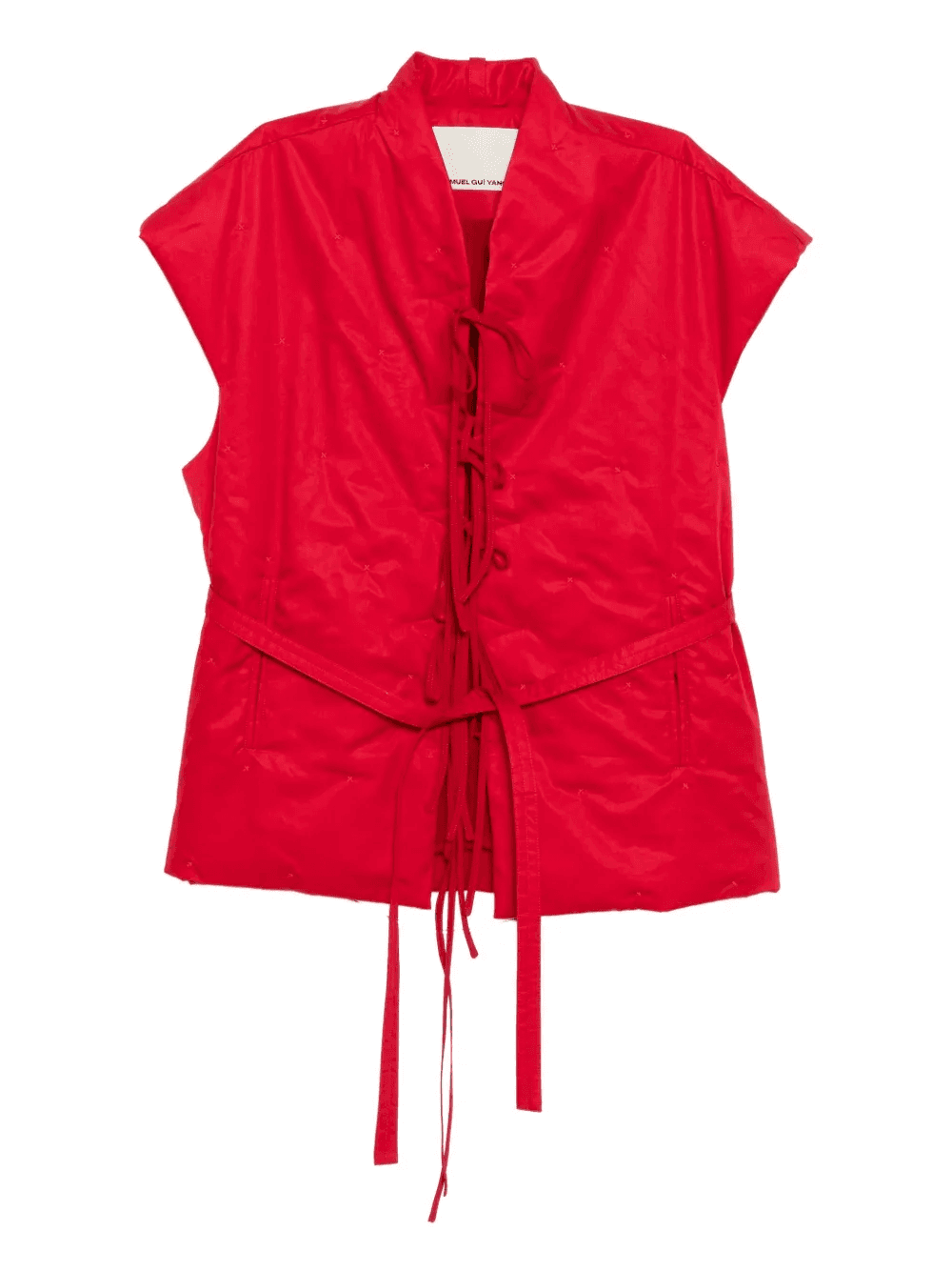 lace-up vest - Image 1