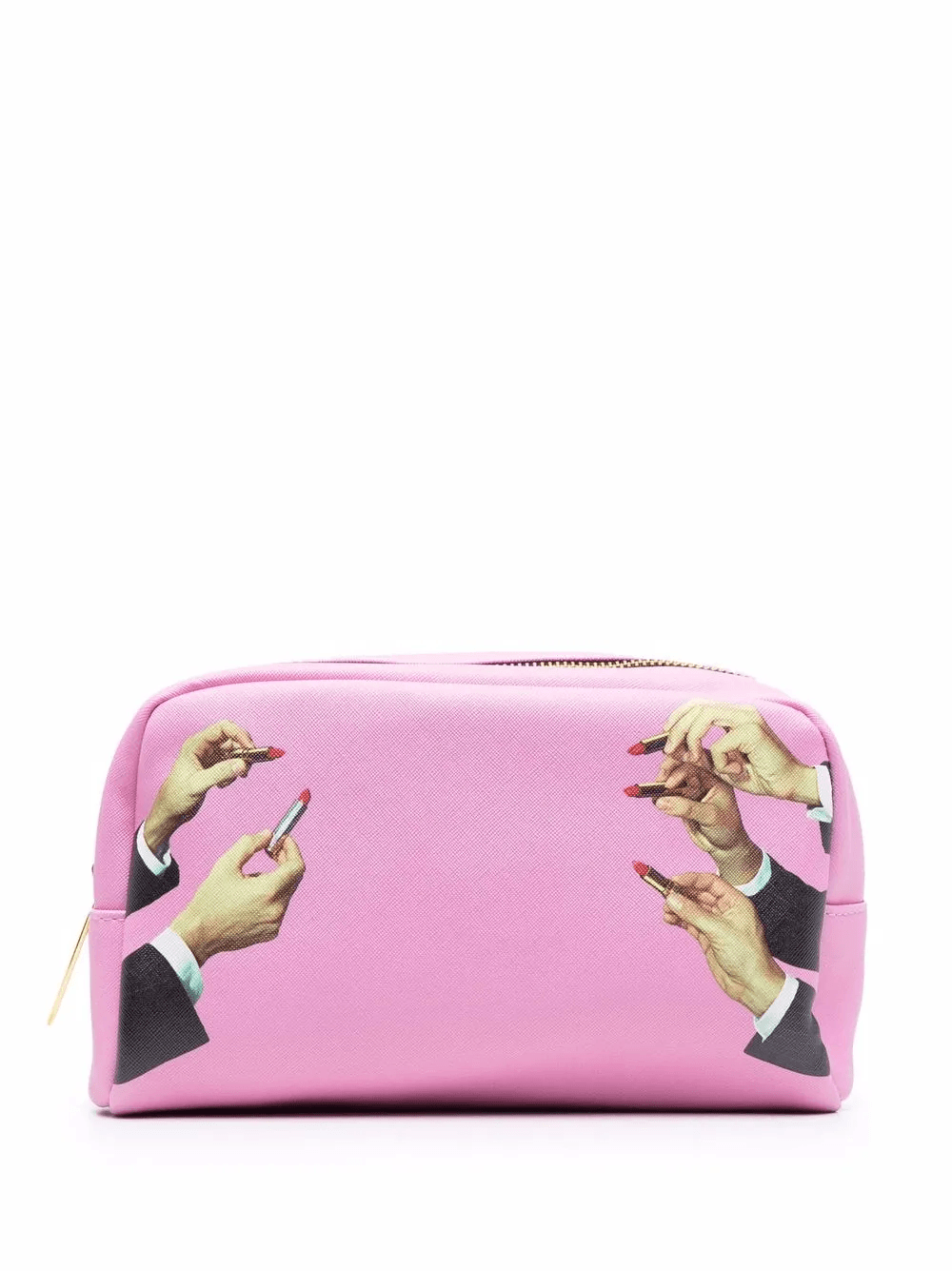 graphic-print zip-up wash bag - Image 1