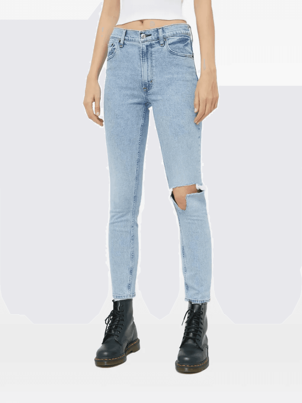 ripped skinny jeans - Image 1