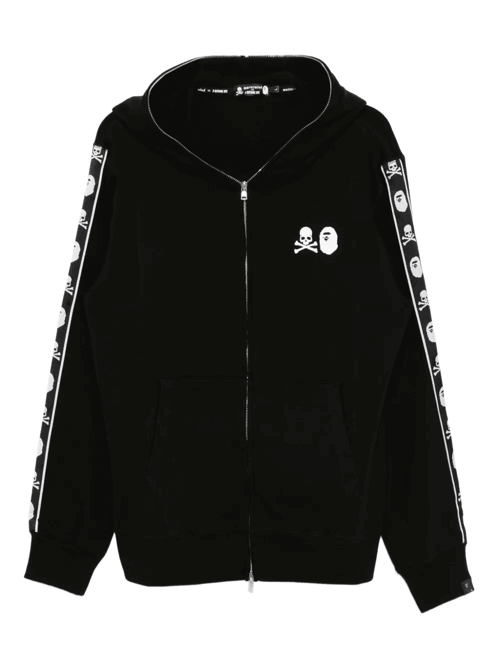 x Bape logo print hoodie - Image 1