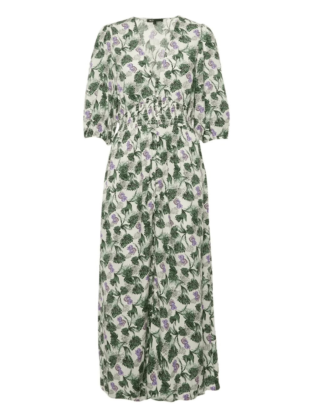 floral-print midi dress - Image 1