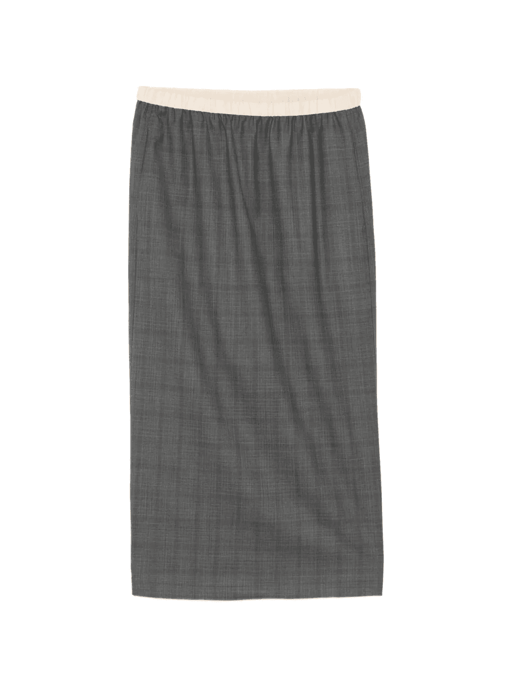 H-line checked skirt - Image 1