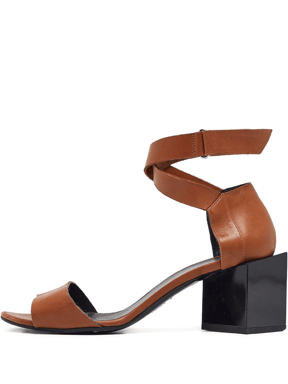 pre-owned 65mm block-heel sandals - Image 1