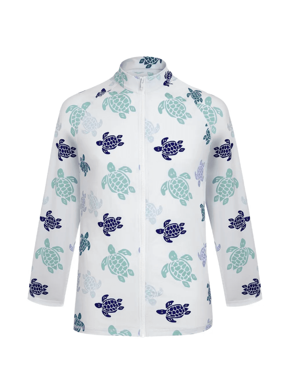 turtle-print swim sweatshirt - Image 1