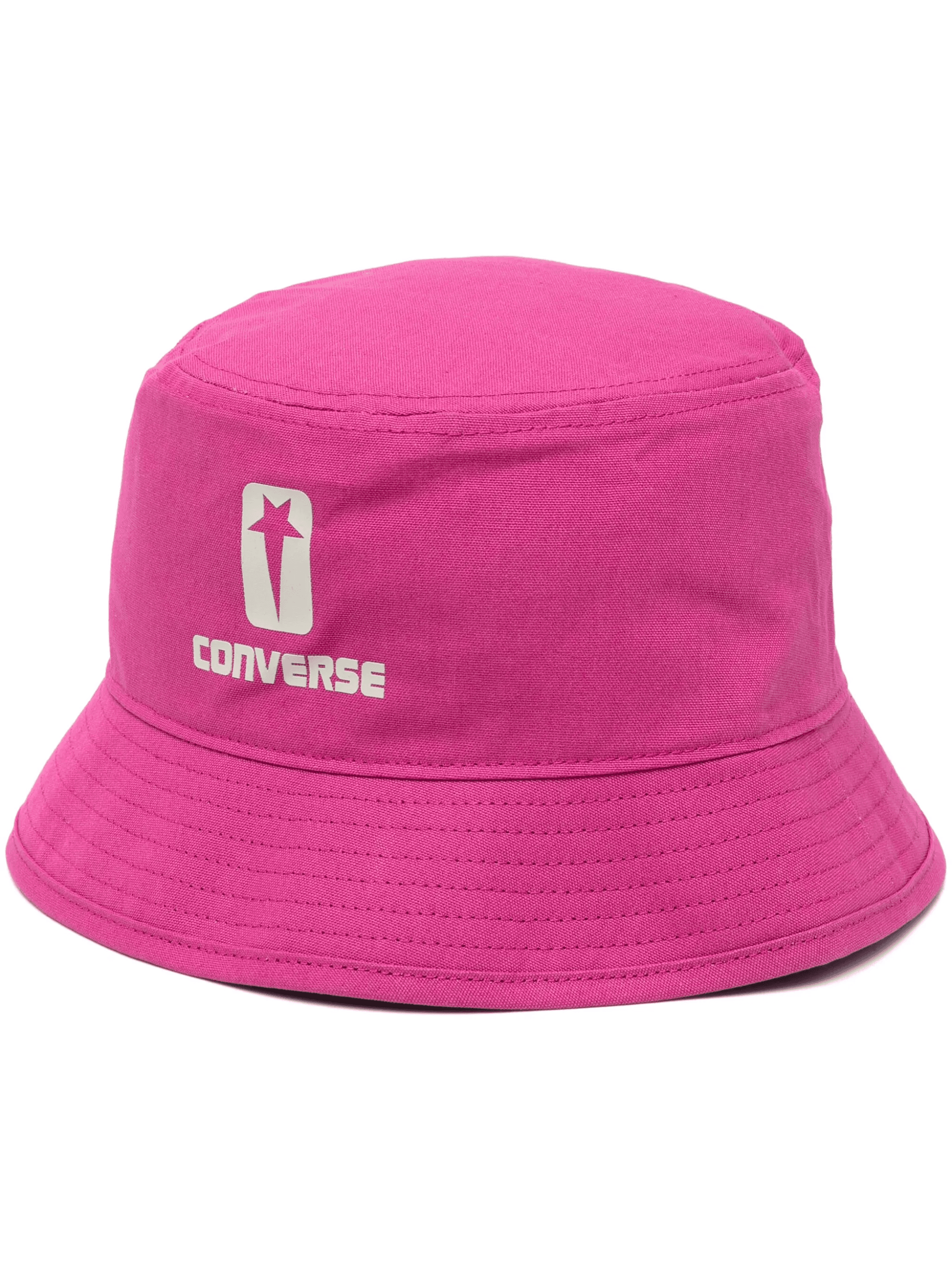 x DRKSHDW logo-print canvas bucket hat - Image 1