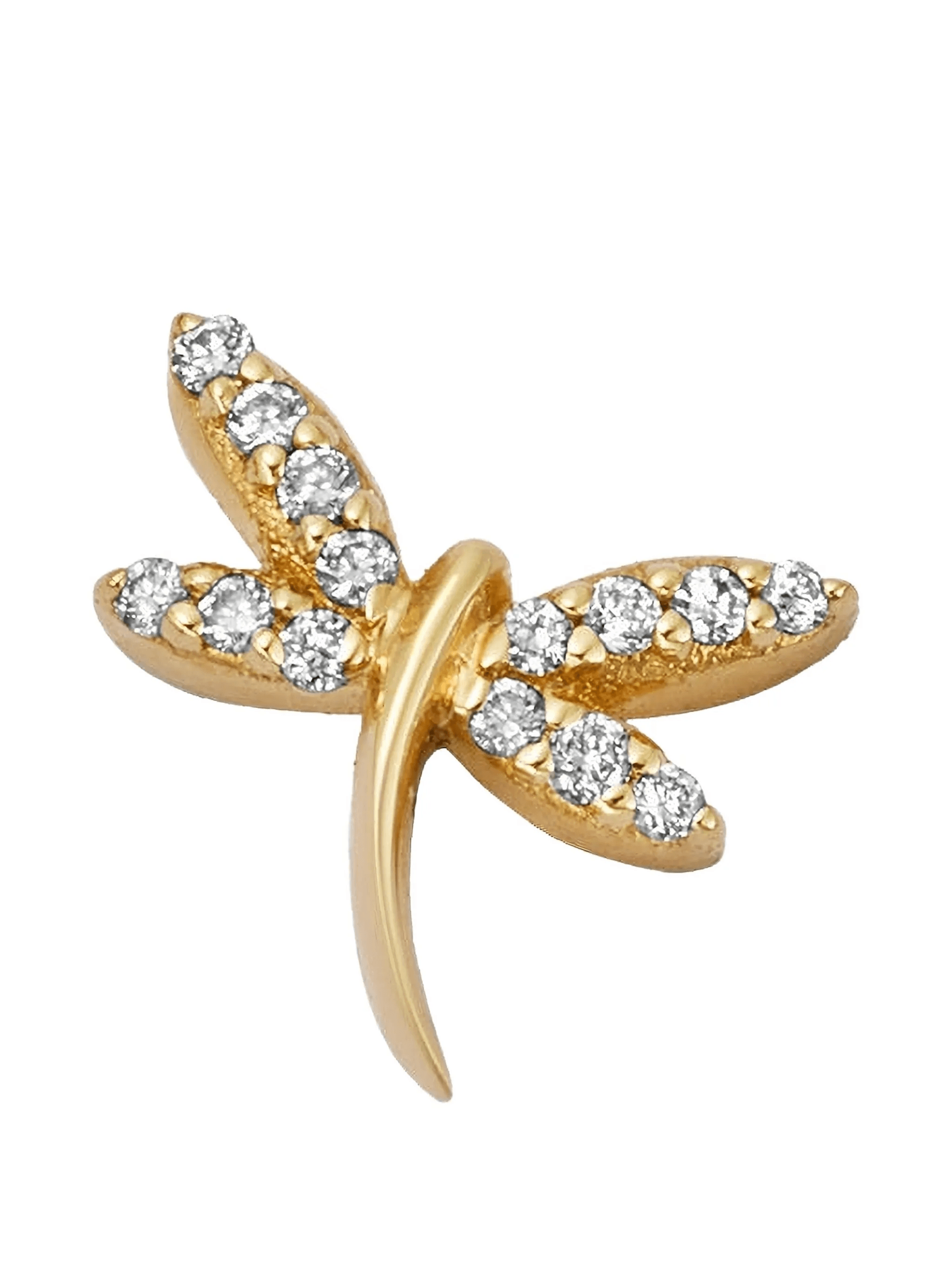 diamond dragonfly charm - Image 1