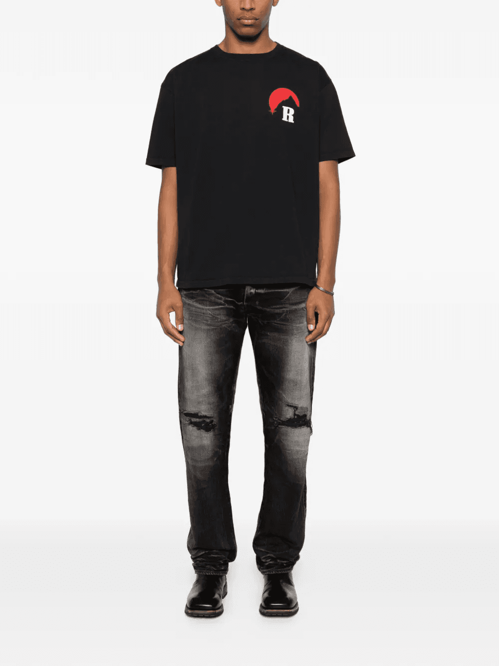 ripped-detail jeans - Image 1