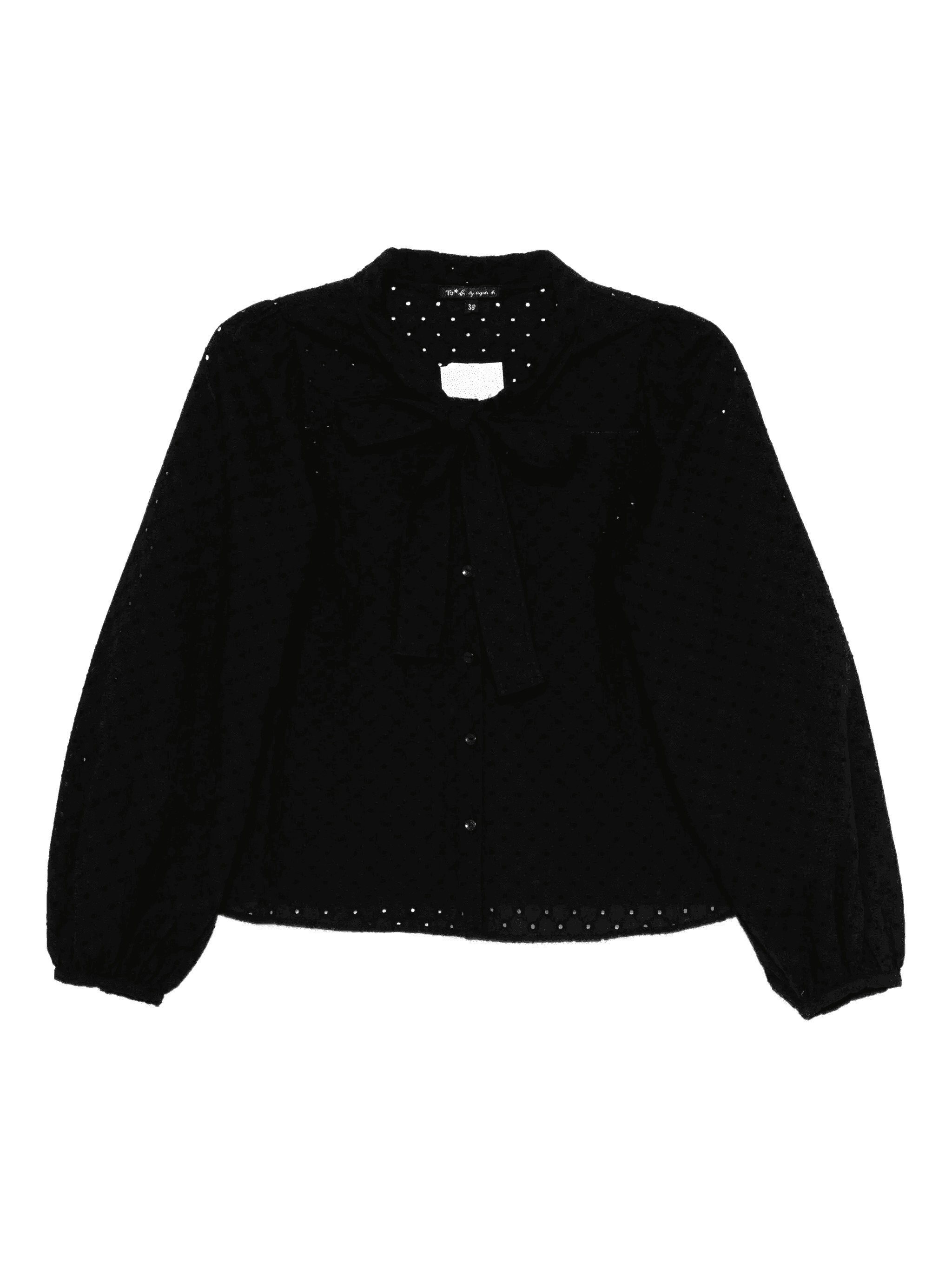 eyelet-detailing shirt - Image 1