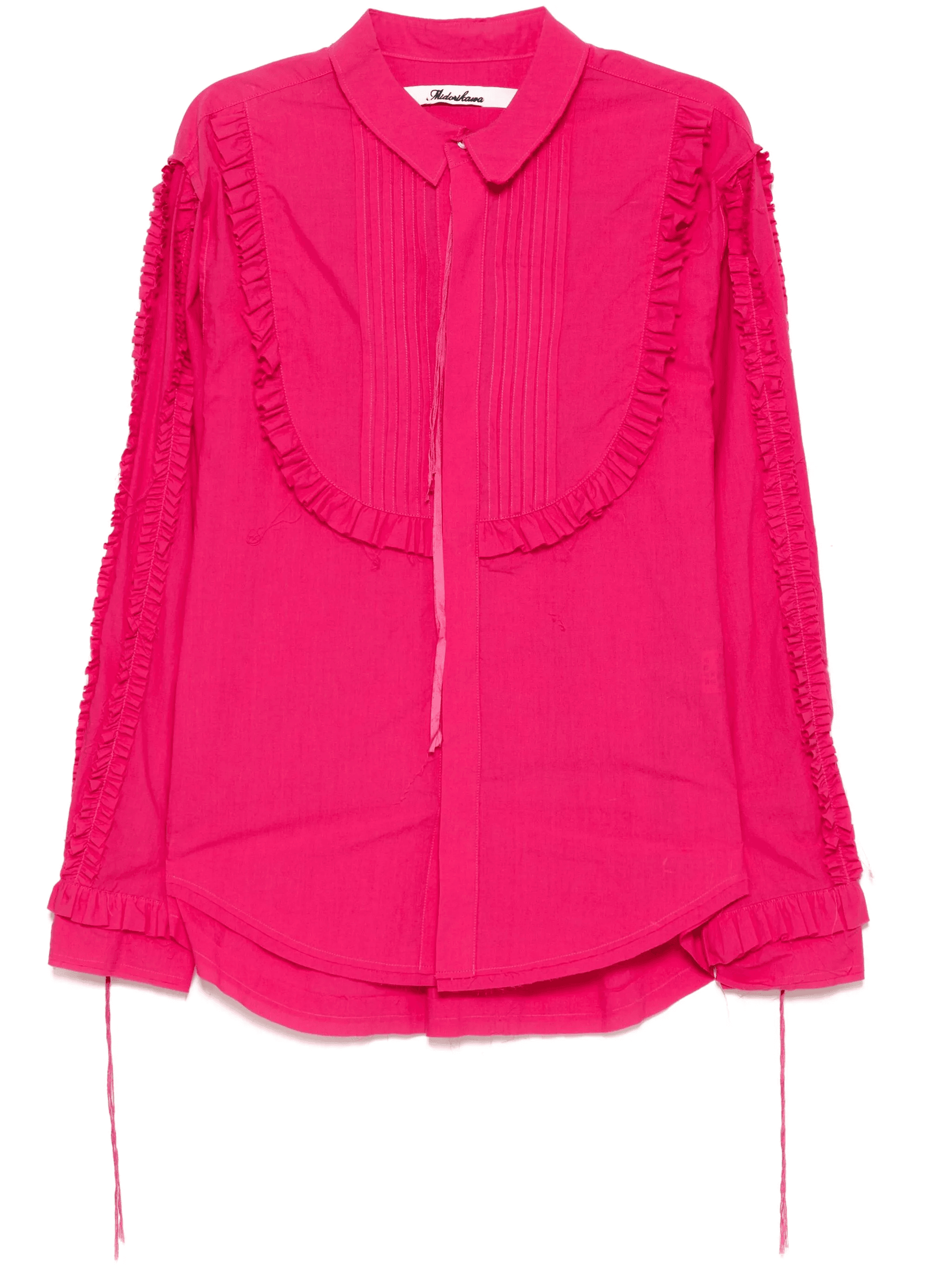 raw edge blouse - Image 1