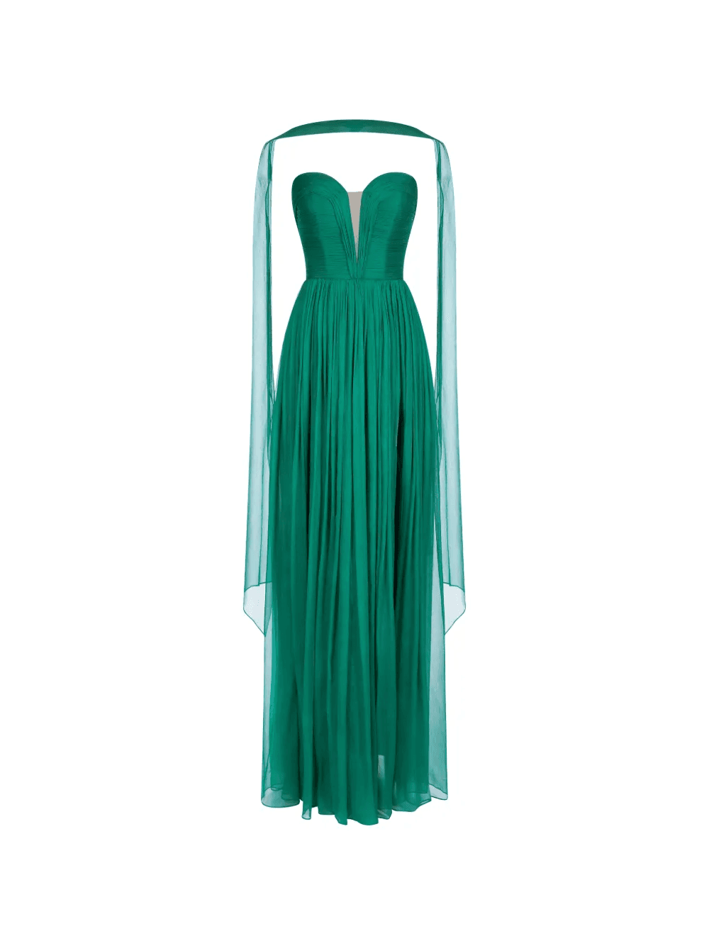 Imroska Iris Pin strapless maxi dress - Image 1