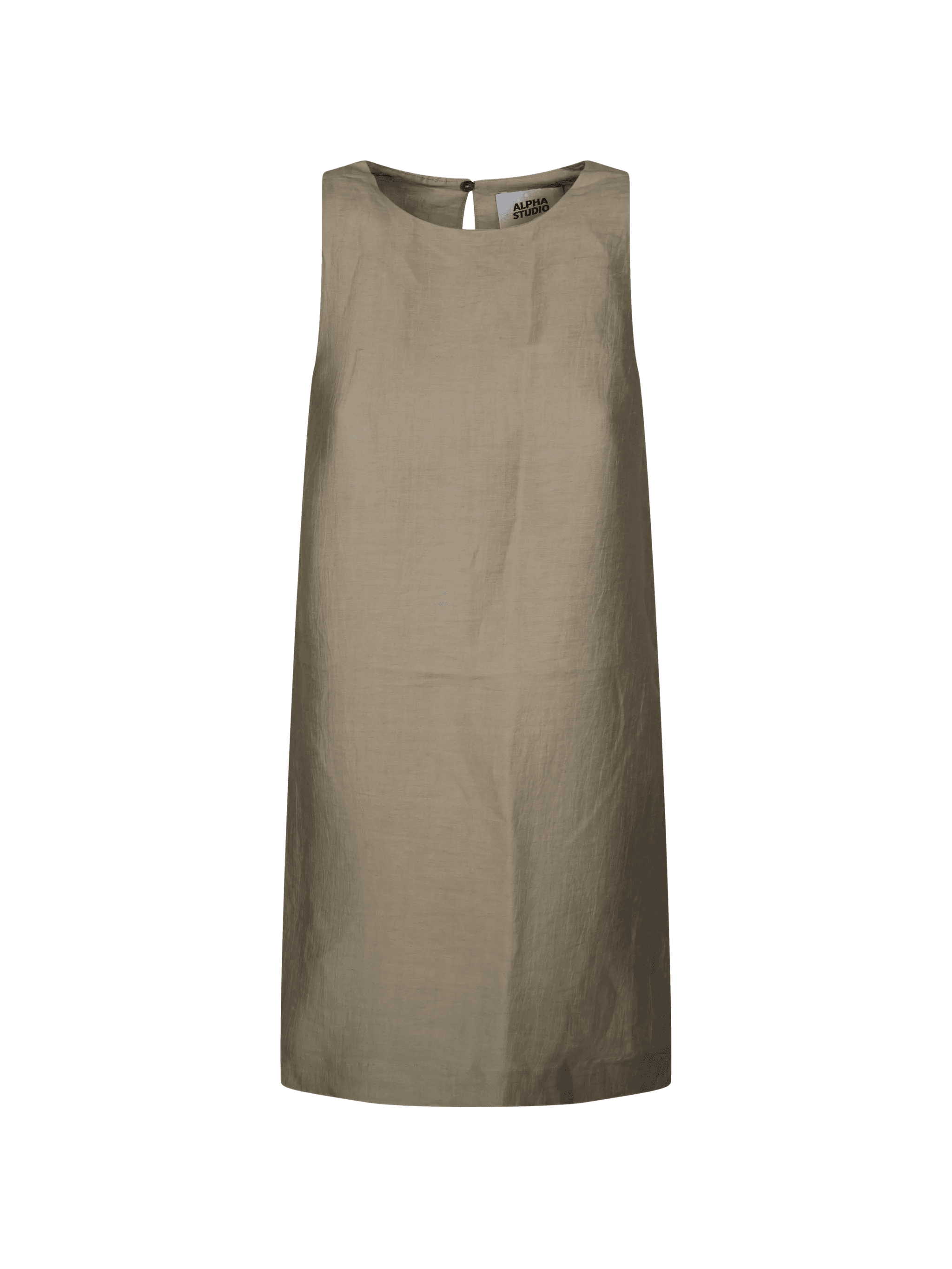 sleeveless A-line mini dress - Image 1