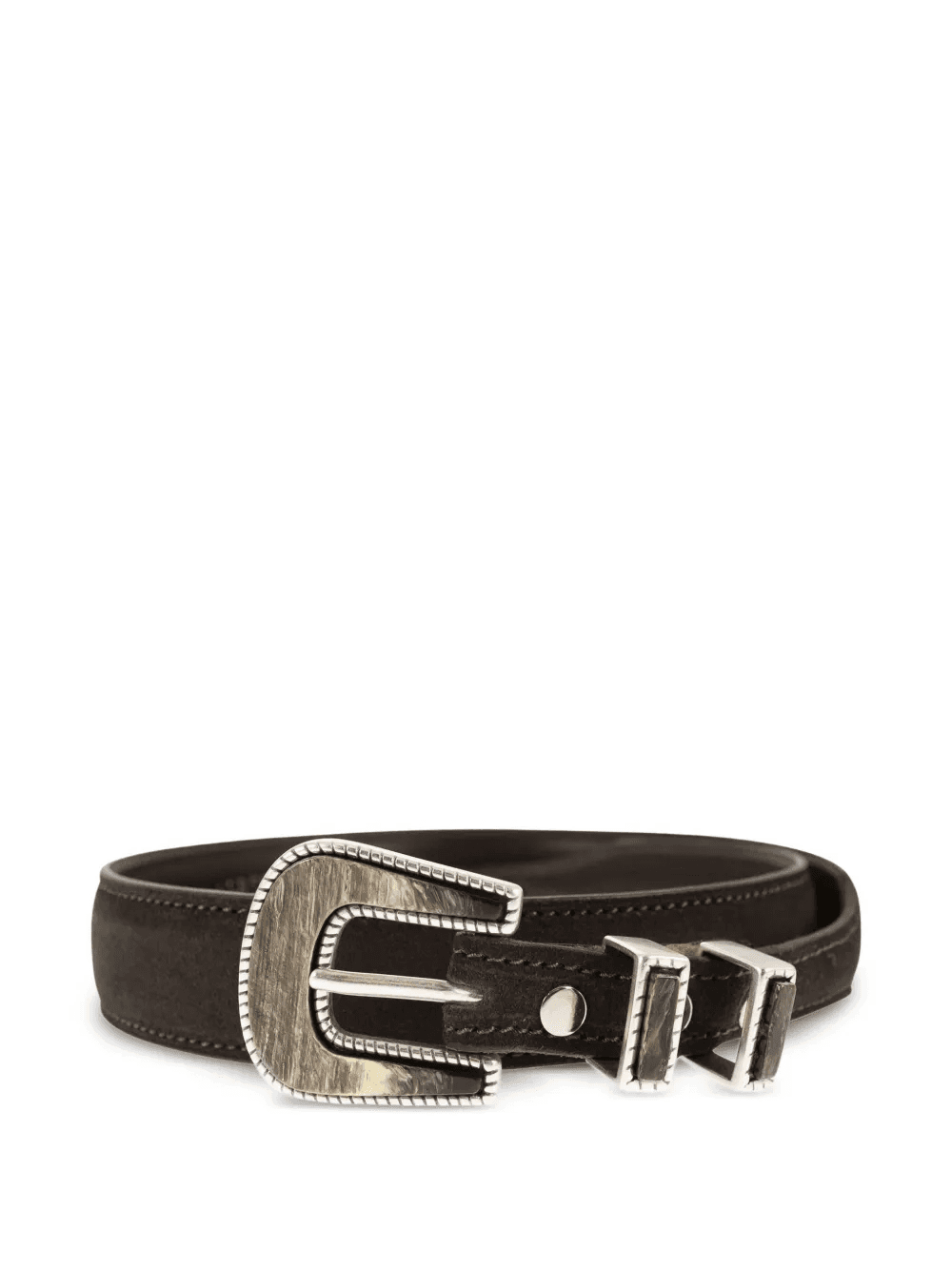 buckle suede belt - Image 1