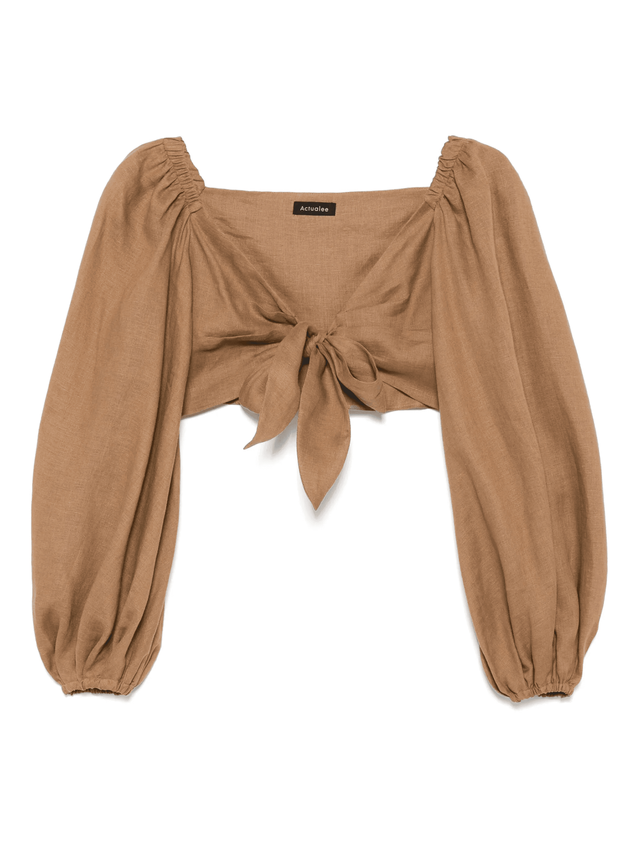 tie-fastening blouse - Image 1