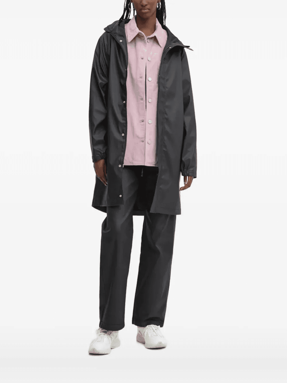 hooded raincoat - Image 1