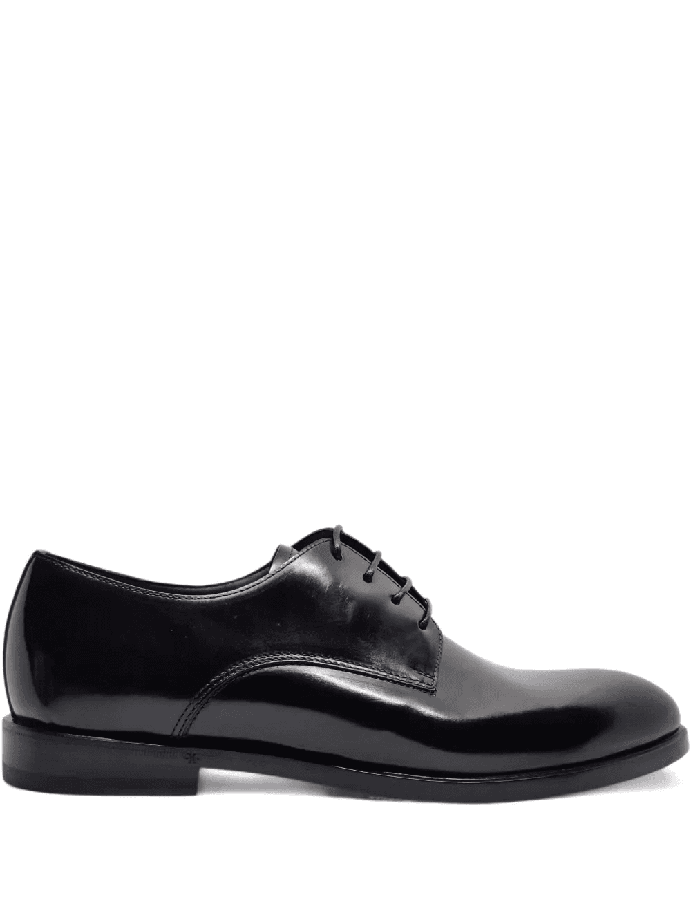 leather lace-up derby shoes - Image 1