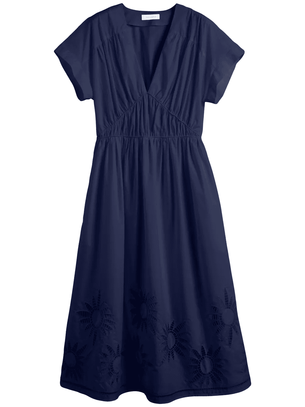 broderie-anglaise midi dress - Image 1