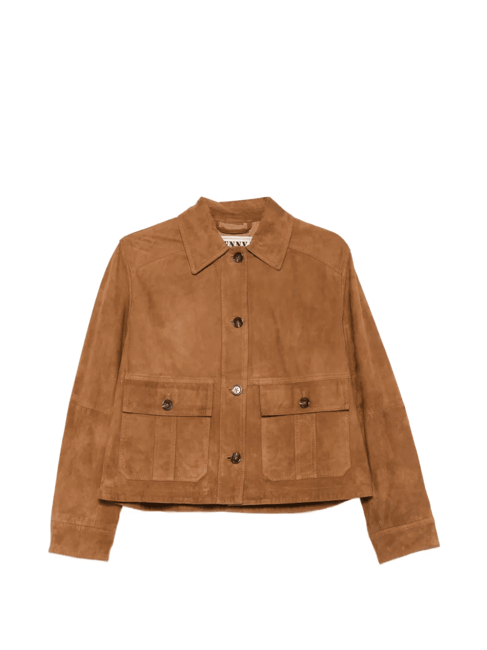 buttoned flap-pocket jacket - Image 1