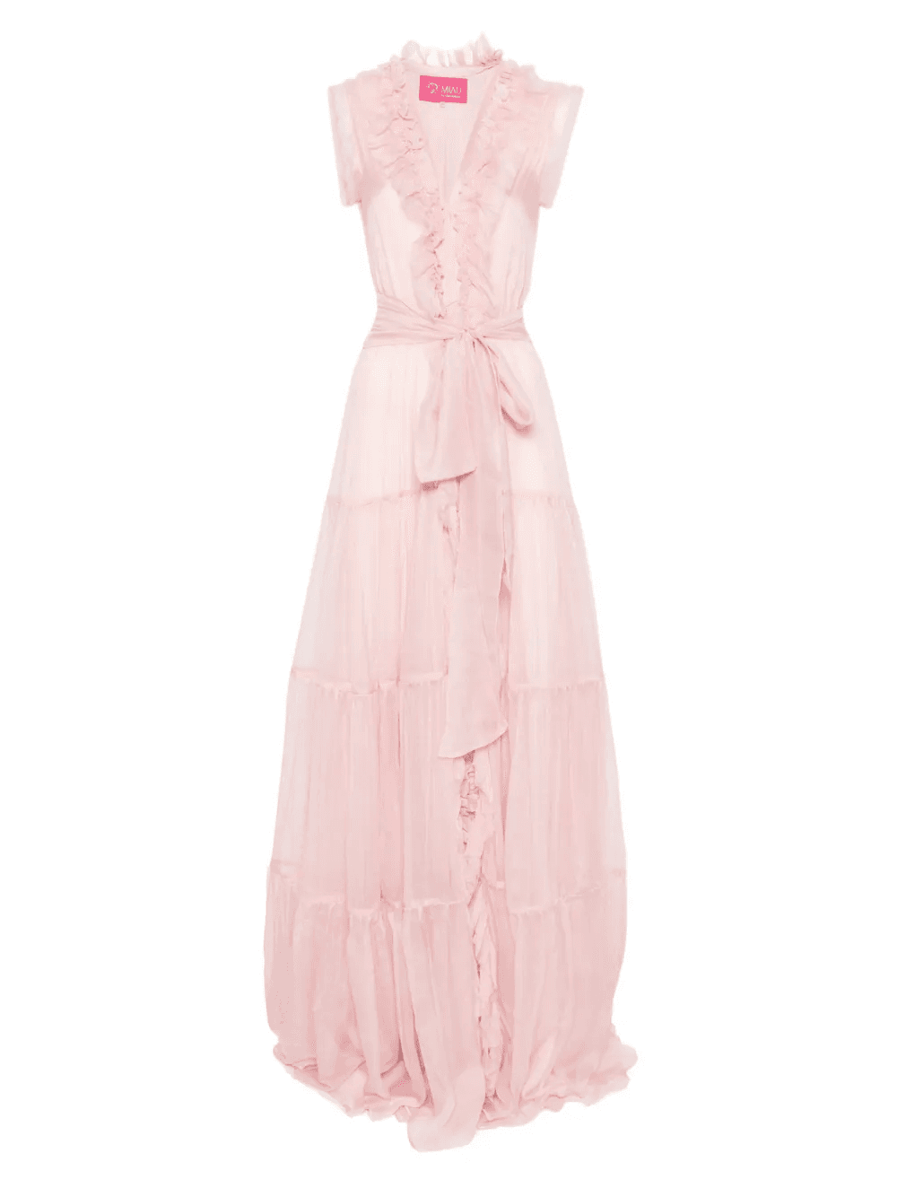 ruffled tiered maxi dress - Image 1