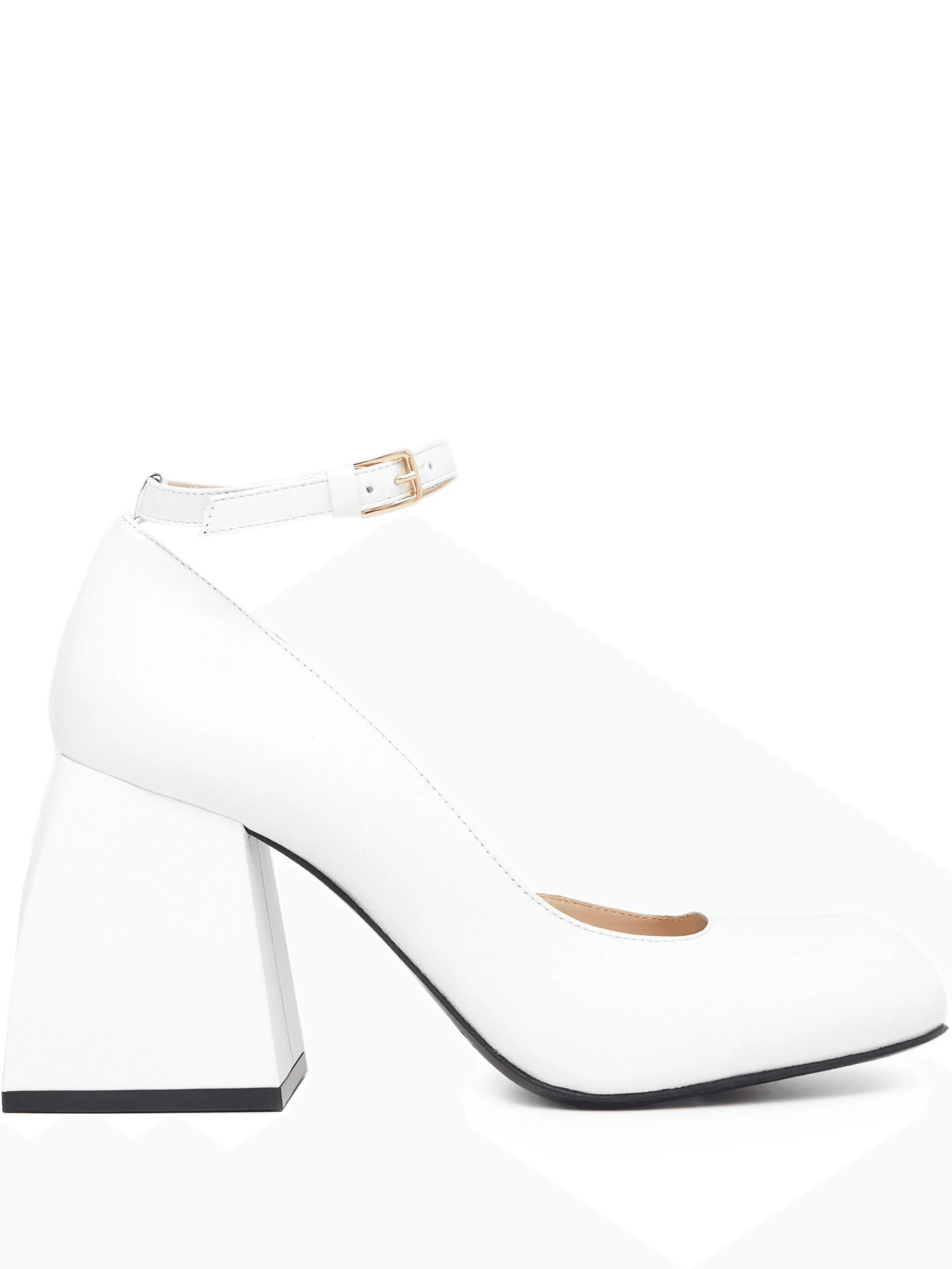 85mm Bulla Pia ankle-strap square-toe pumps - Image 1