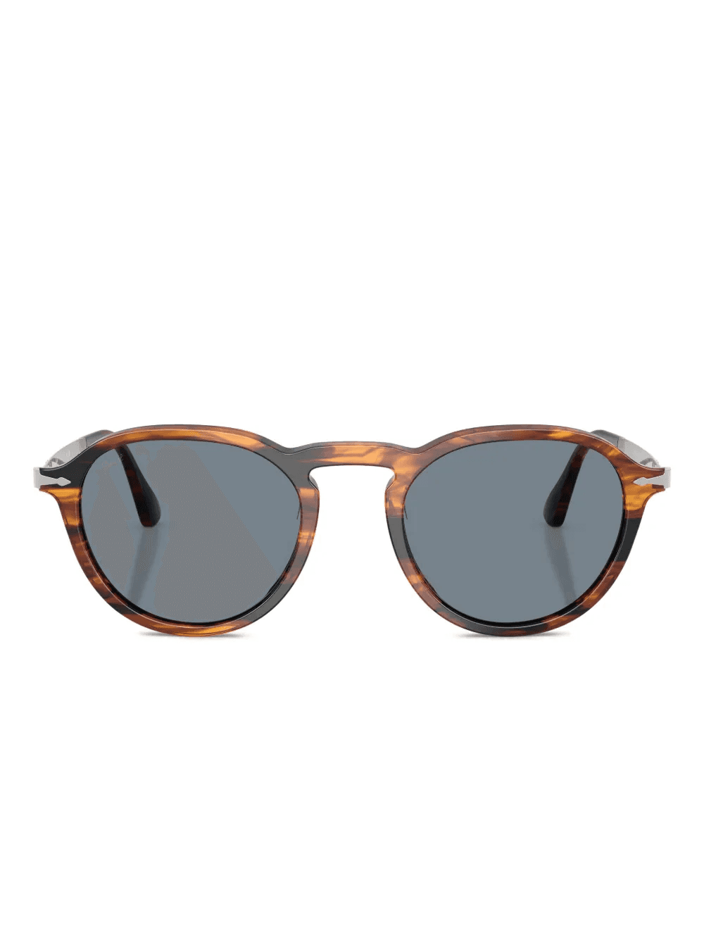 tortoiseshell round-frame sunglasses - Image 1