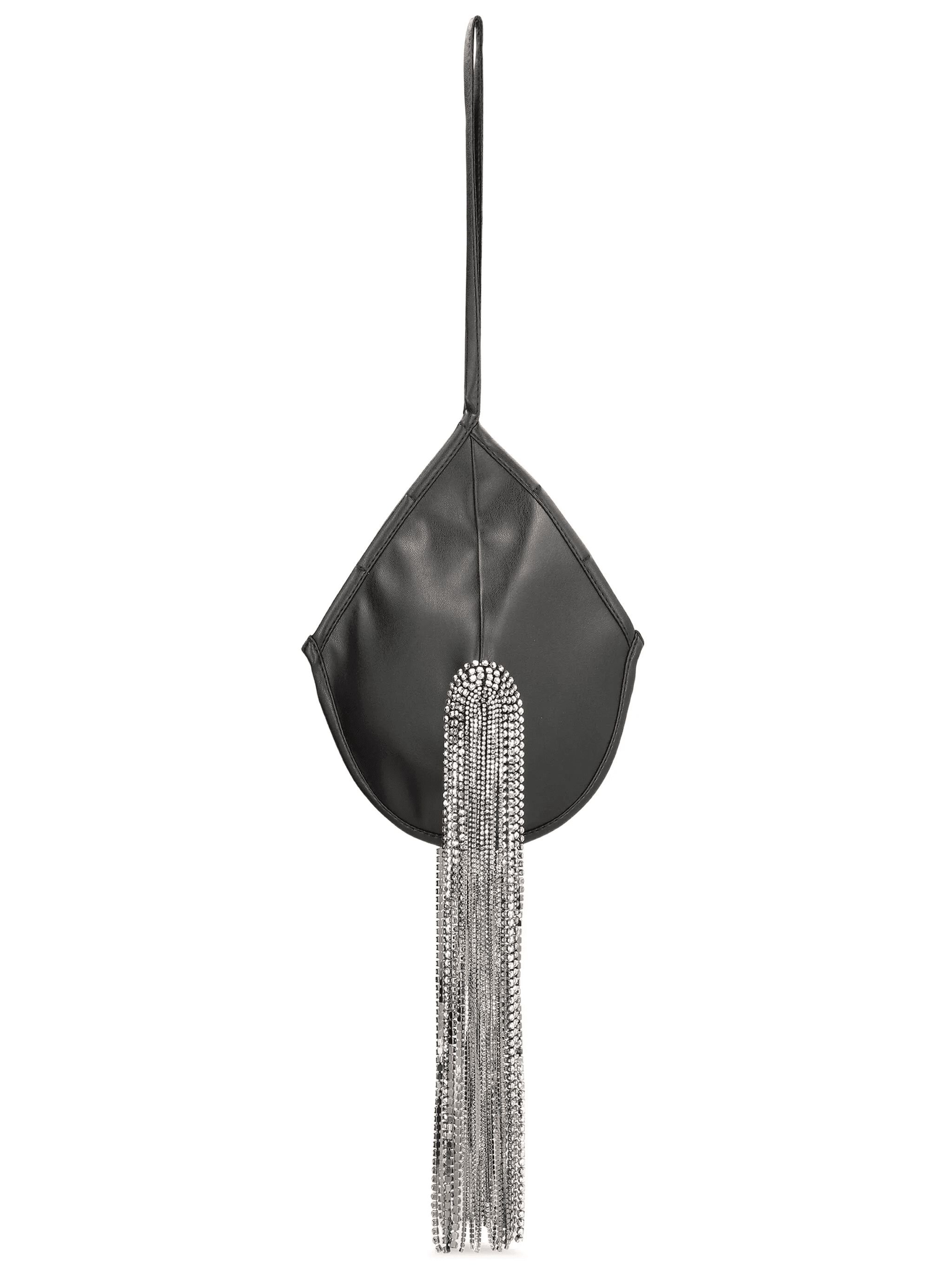 Bra crystal-embellished clutch bag - Image 1