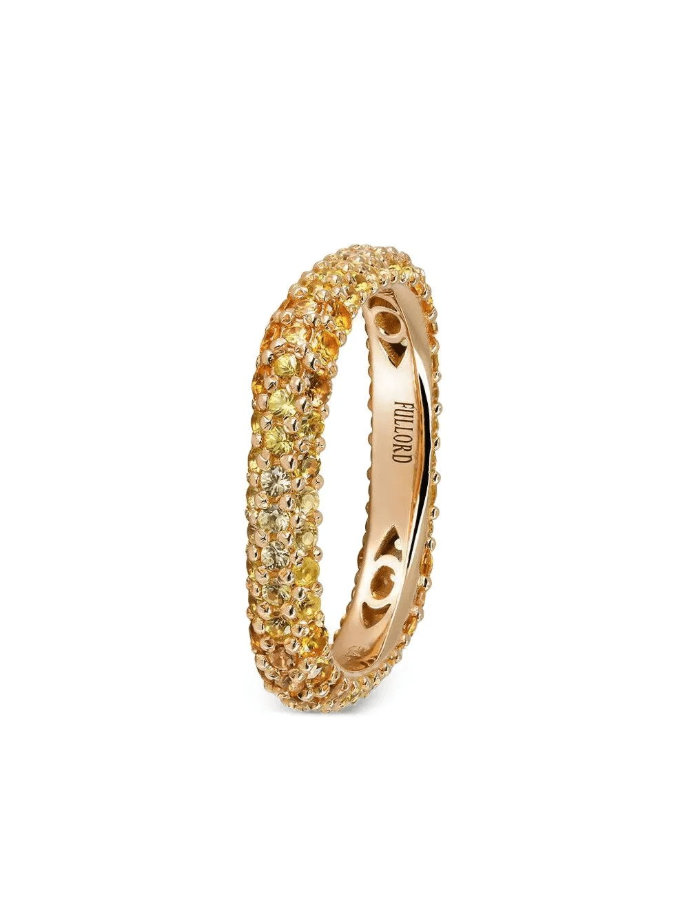 18kt rose gold Eternity Sapphire ring - Image 1
