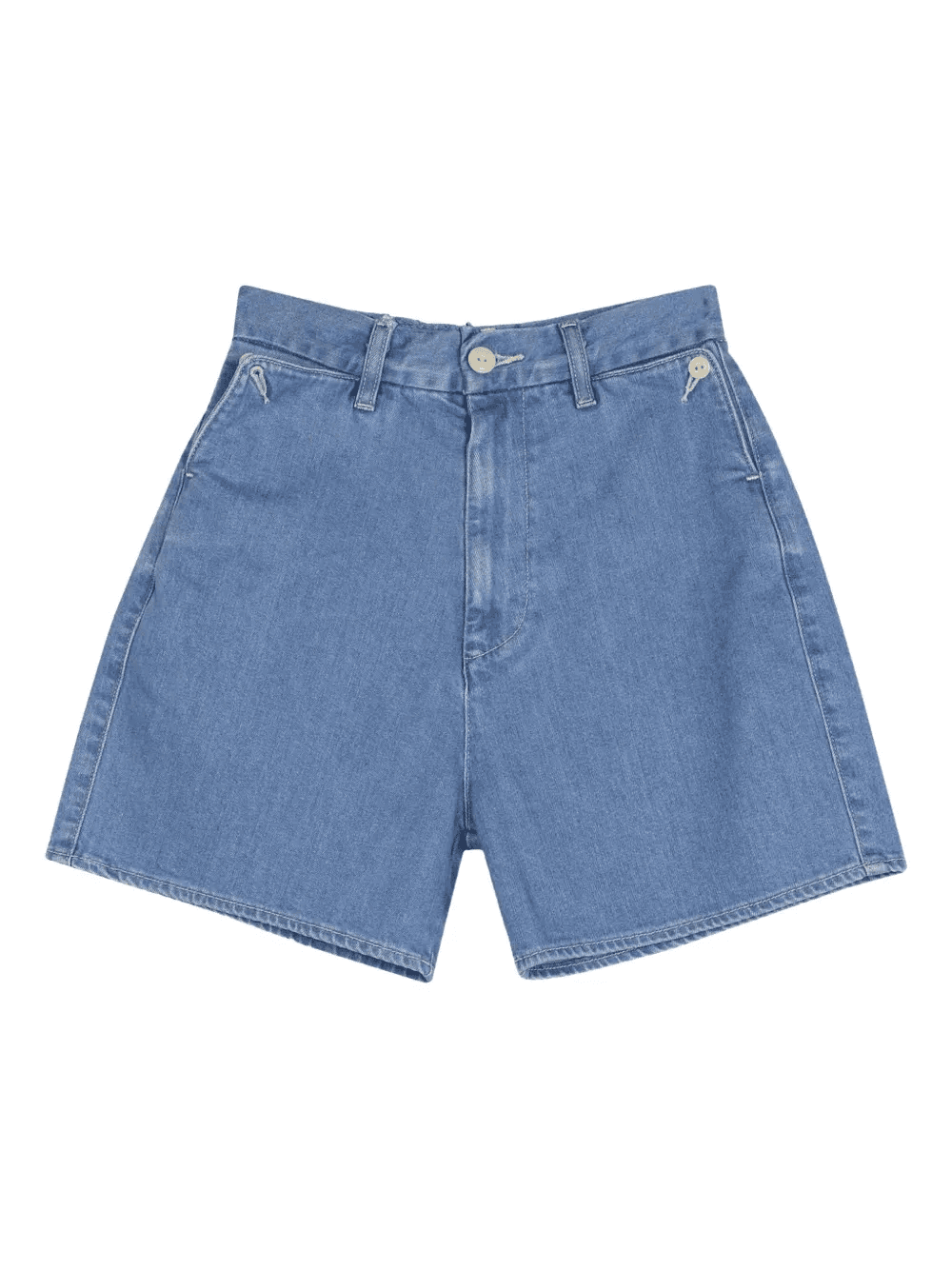 buttoned welt-pocket shorts - Image 1