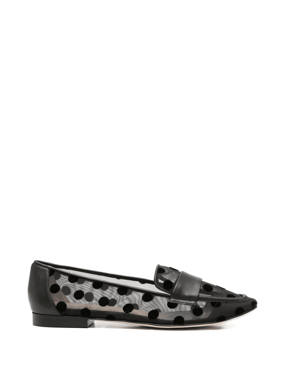 polka-dot mesh loafers - Image 1