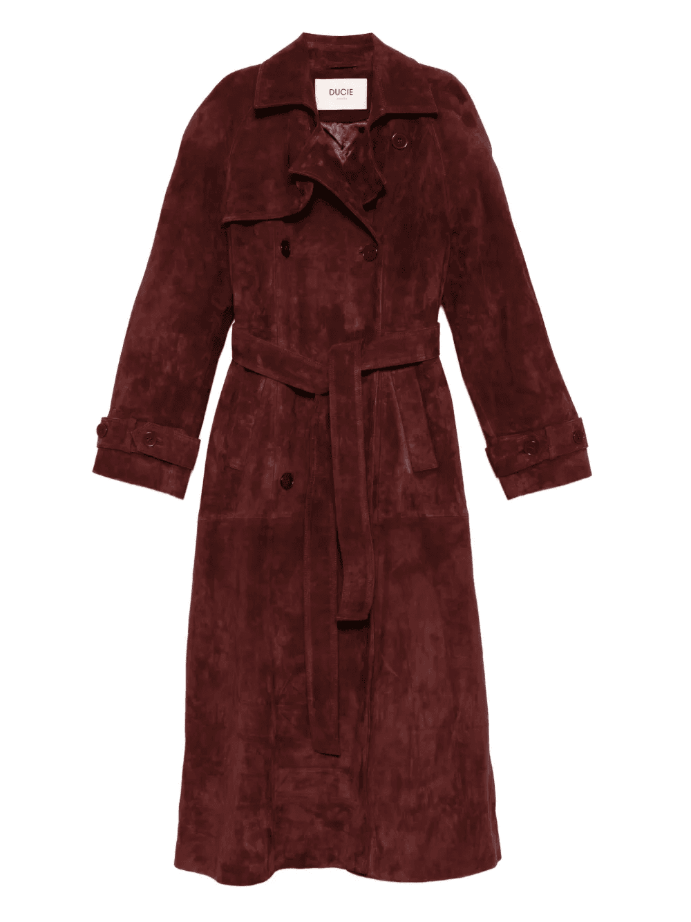Corrin suede trench coat - Image 1