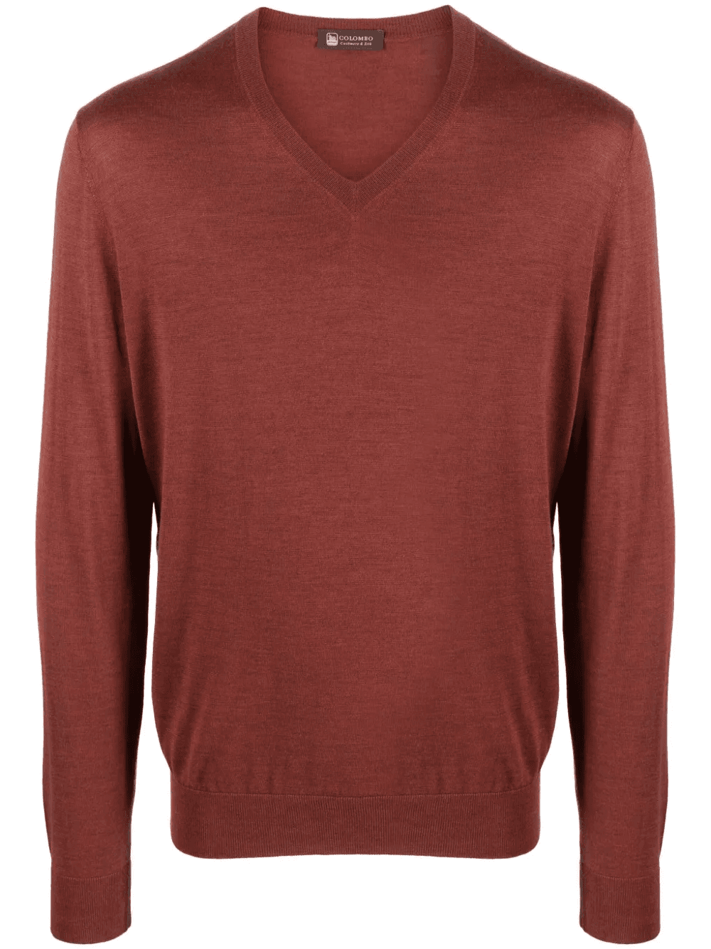 fine-knit V-neck jumper - Image 1