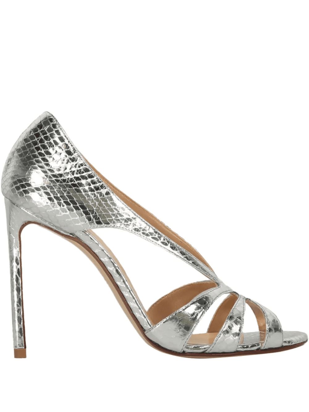 10mm snakeskin-effect sandals - Image 1