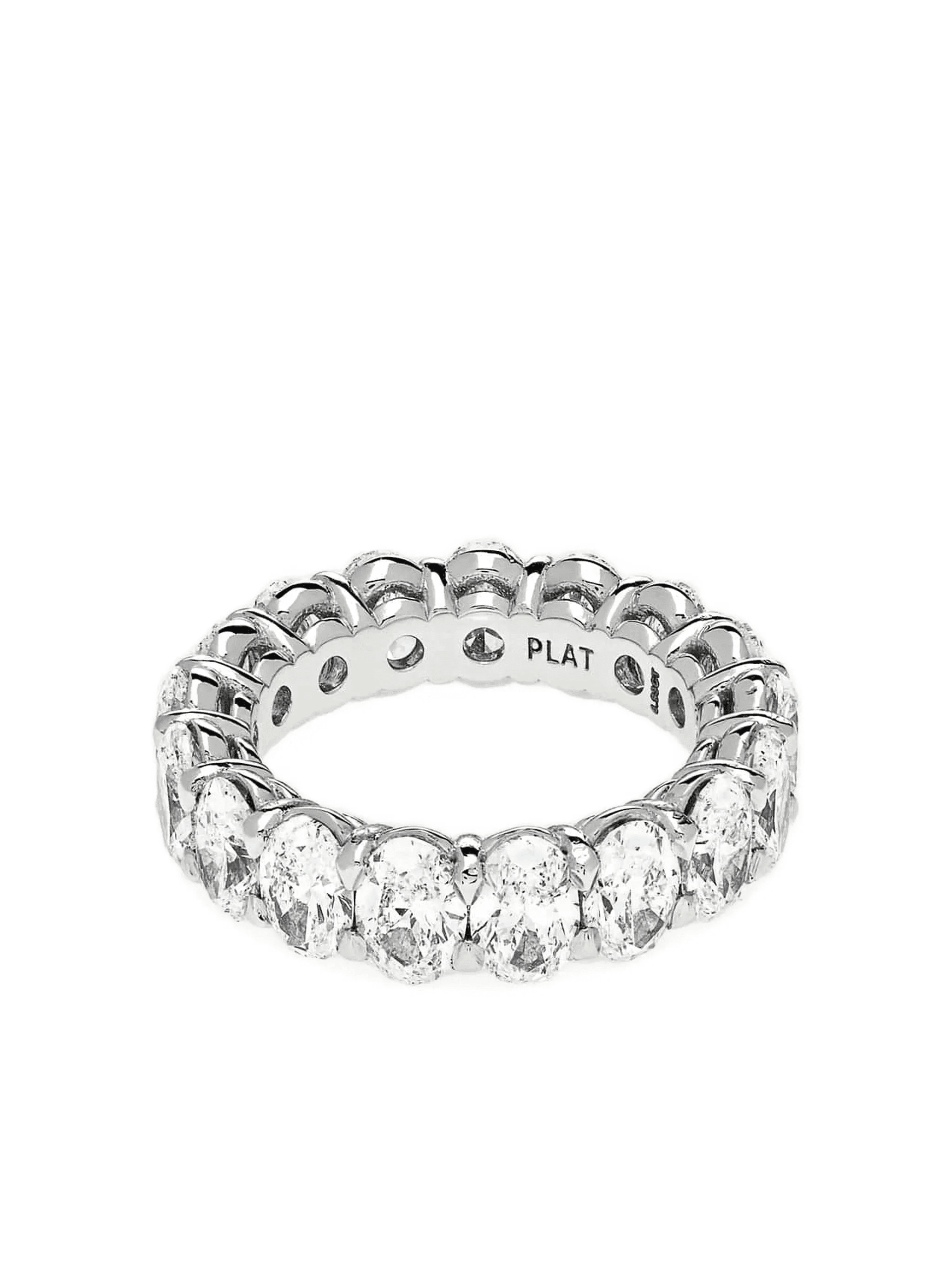 Platinum diamond channel ring - Image 1