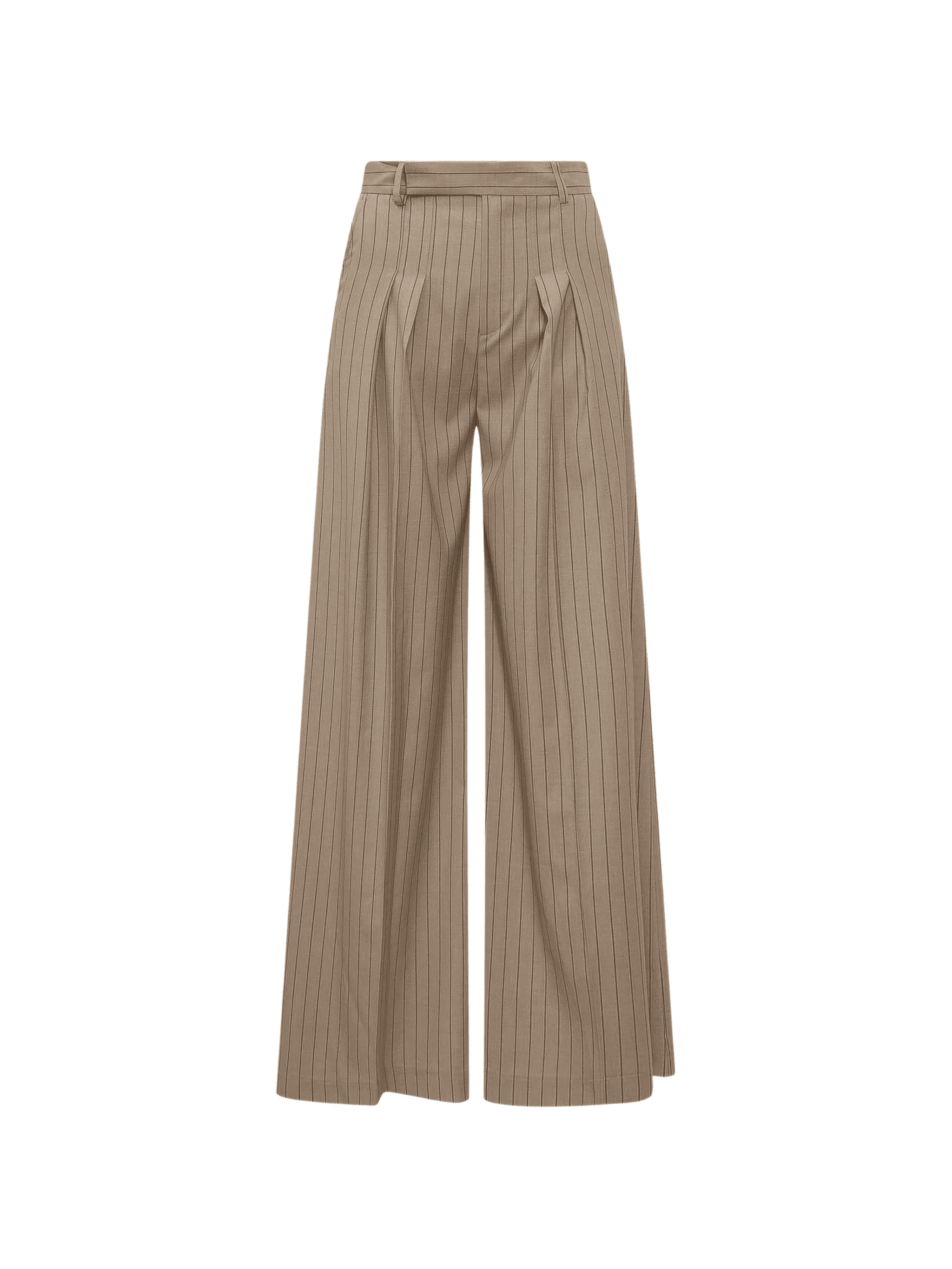 pinstripe pleated trousers - Image 1